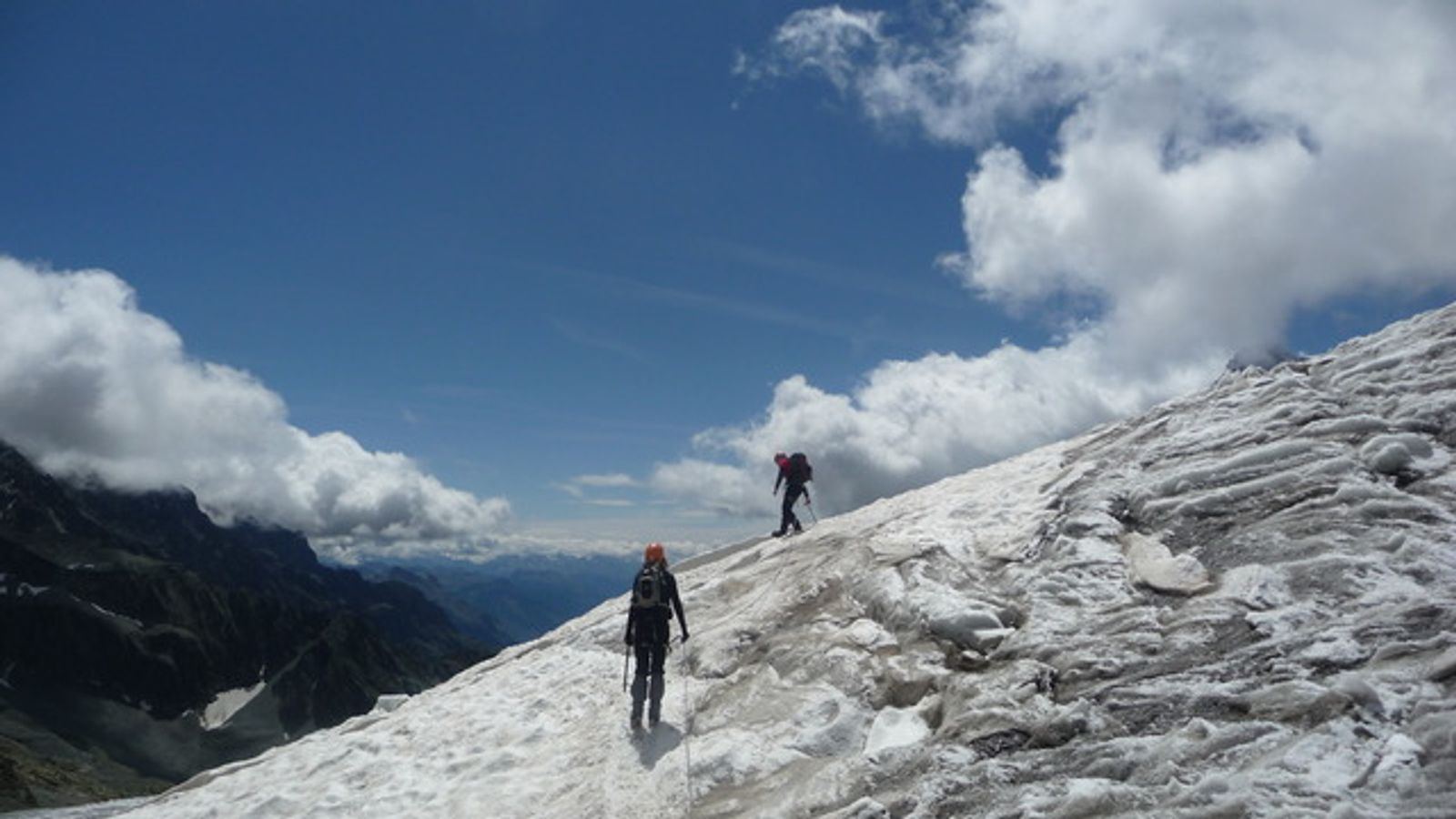 Roche Paillon - En descendant le Glacier Blanc