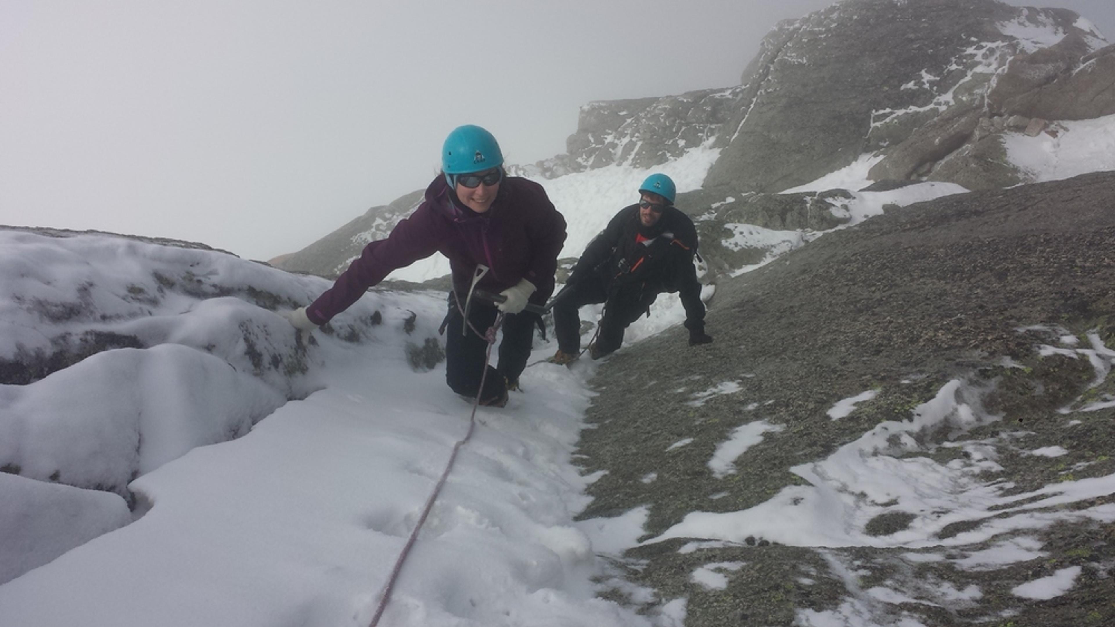 Arête des Cosmiques - Belles conditions mixtes