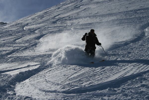 We Hors piste à la Grave