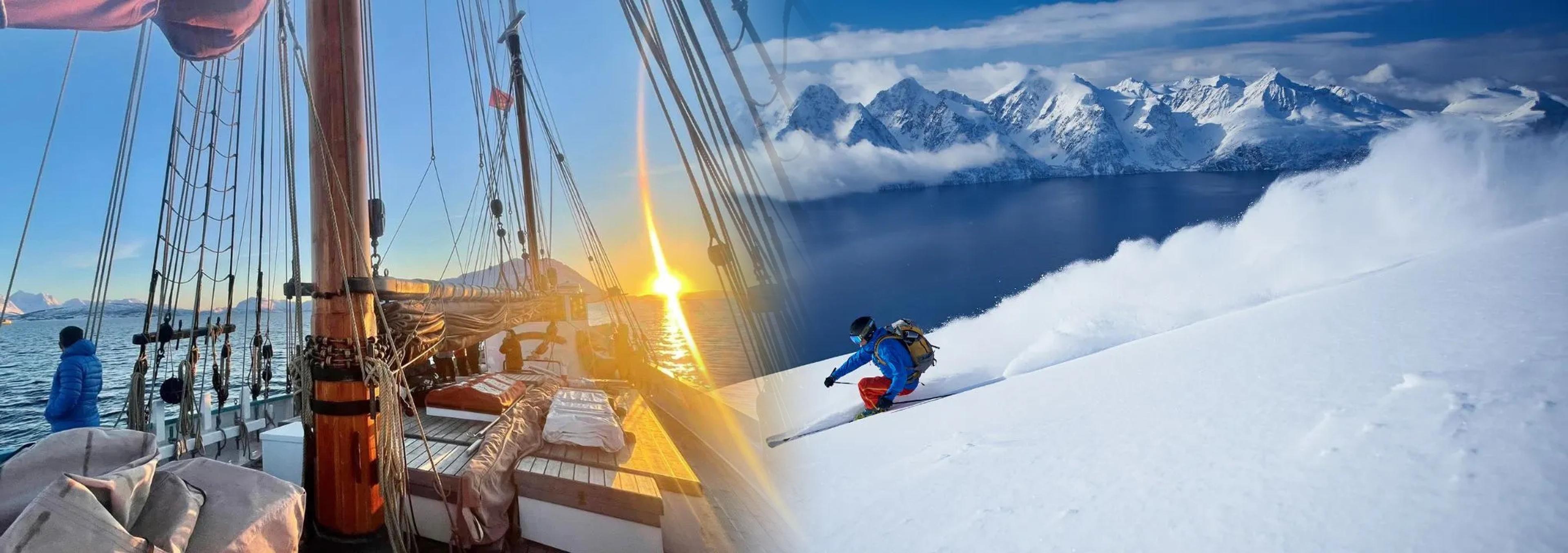SKI TOURING AND SAILING IN THE LYNGEN ALPS