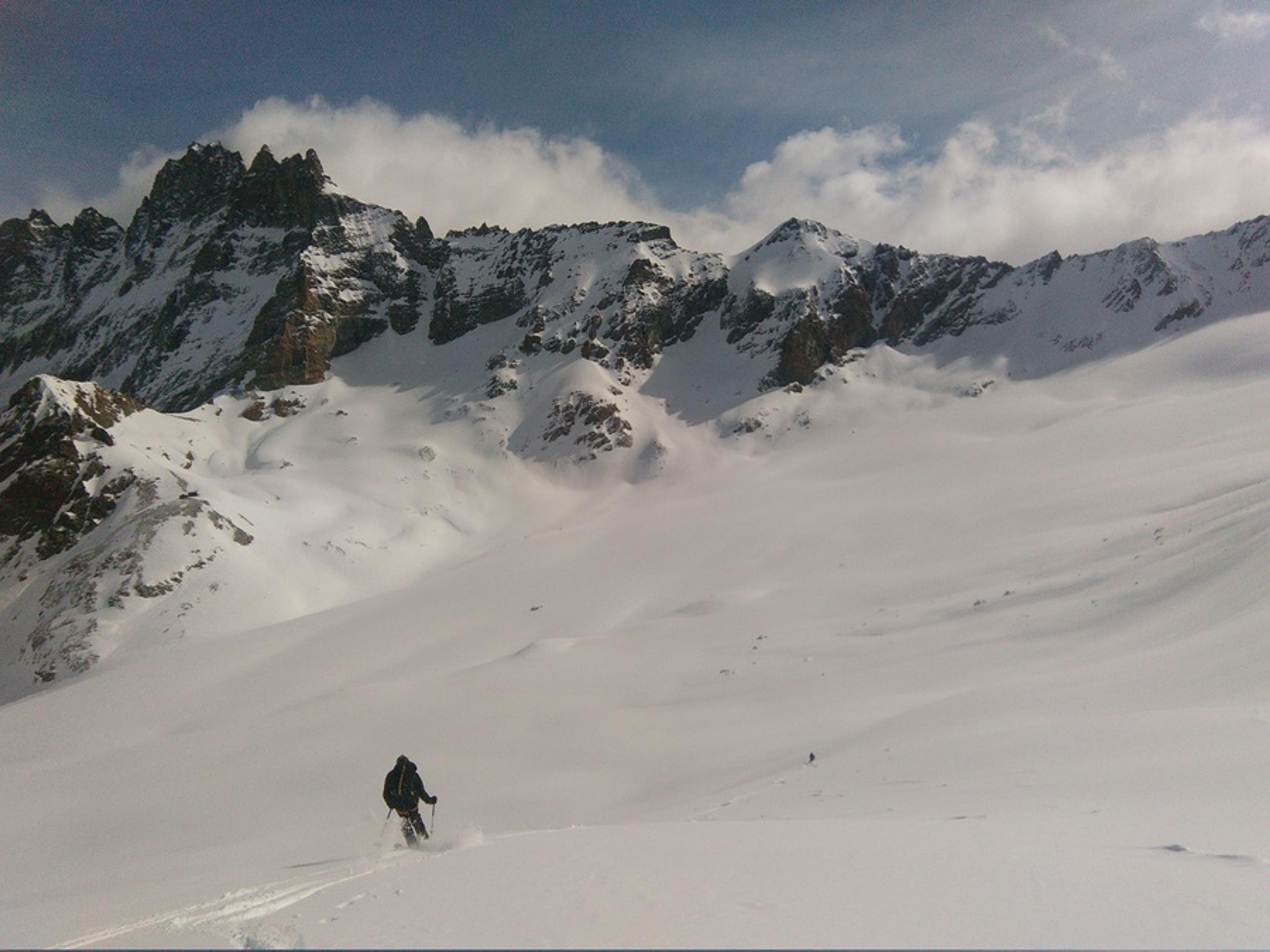 Virages sur le Haut Glacier d'Arolla