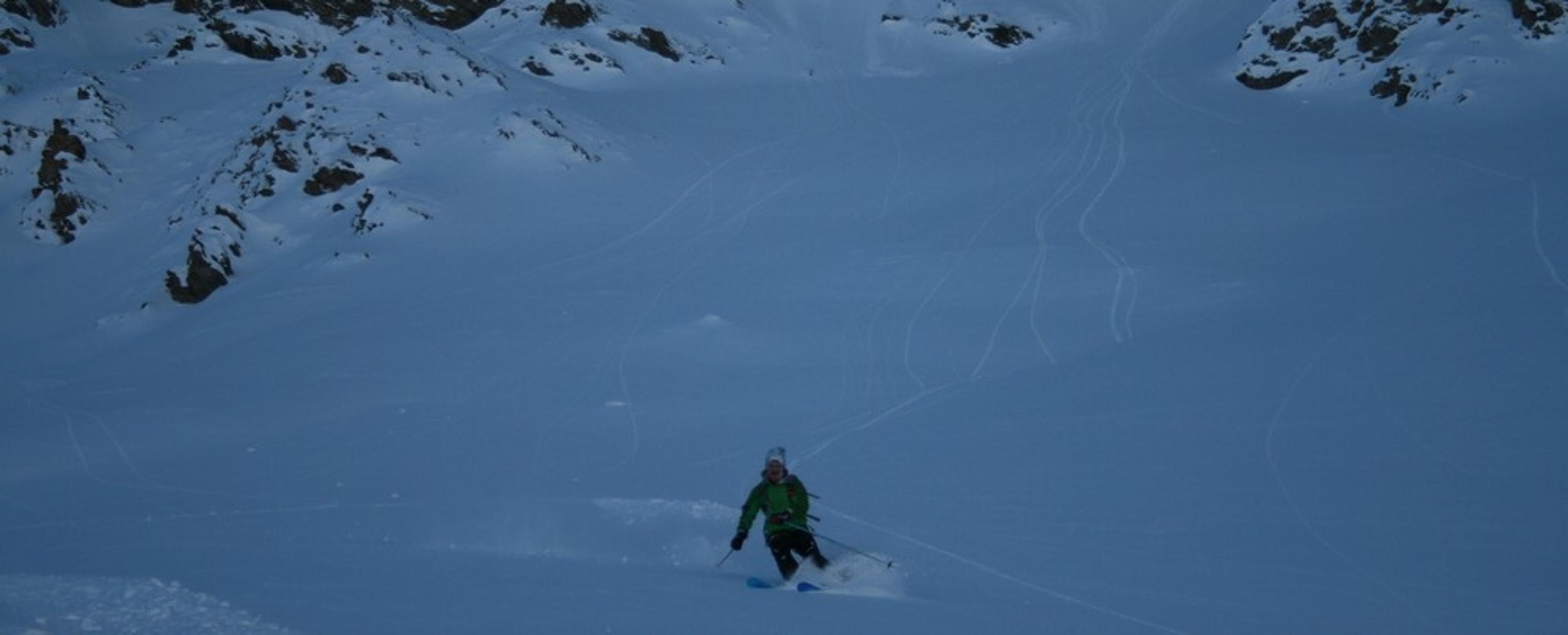 Hors-piste à Saint-Véran - Couloir de Chateaurenard - Très très bon