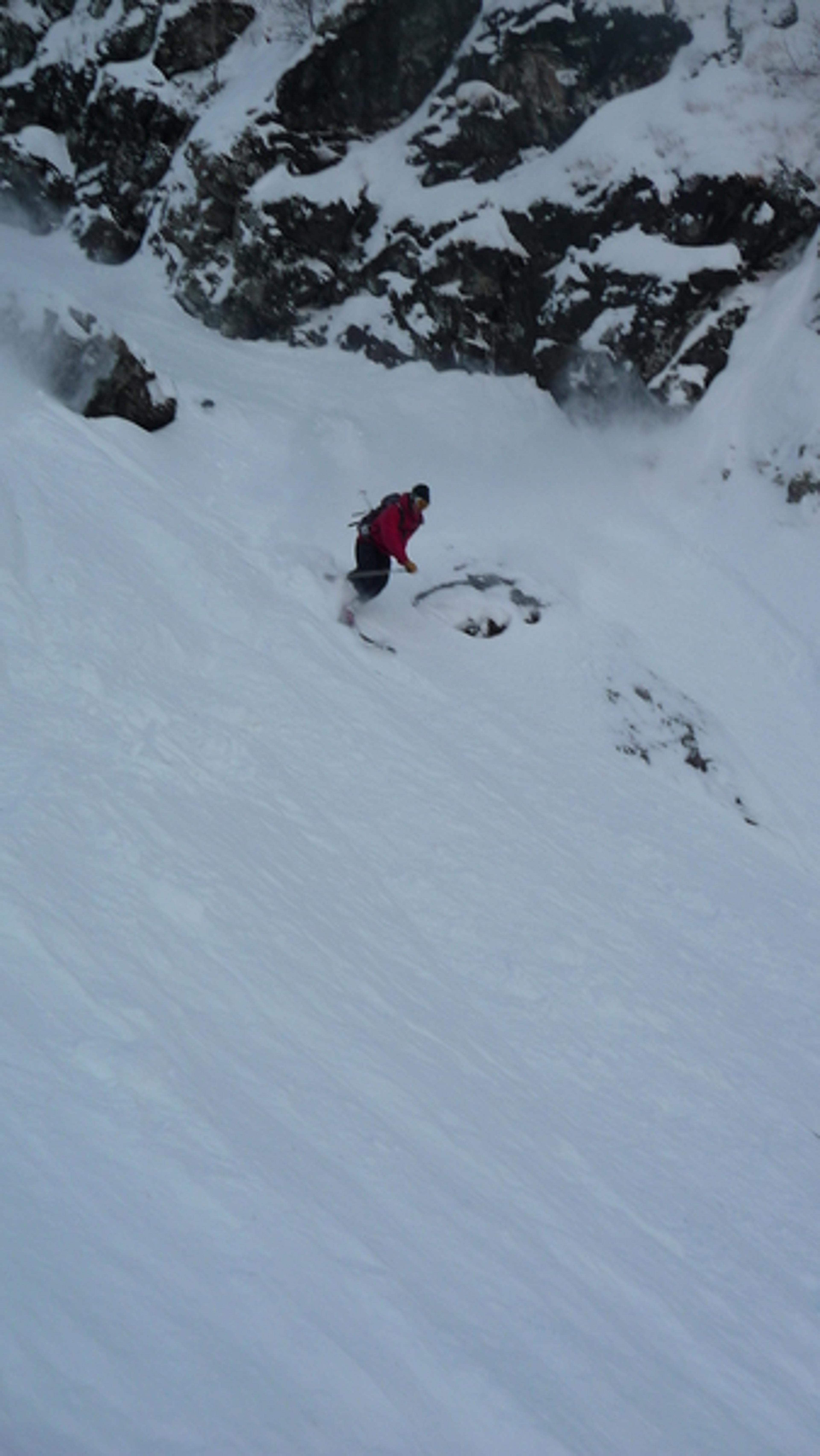La Grave - Charles envoie dans le couloir des Fréaux