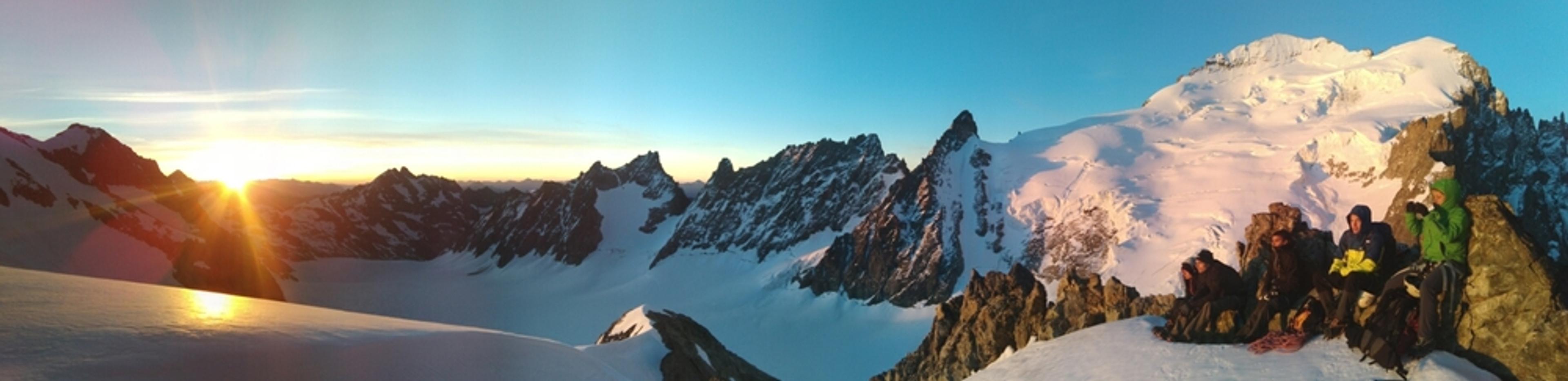 Stage alpinisme - Levé de soleil