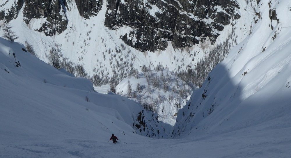 Couloir nord de la Rouya