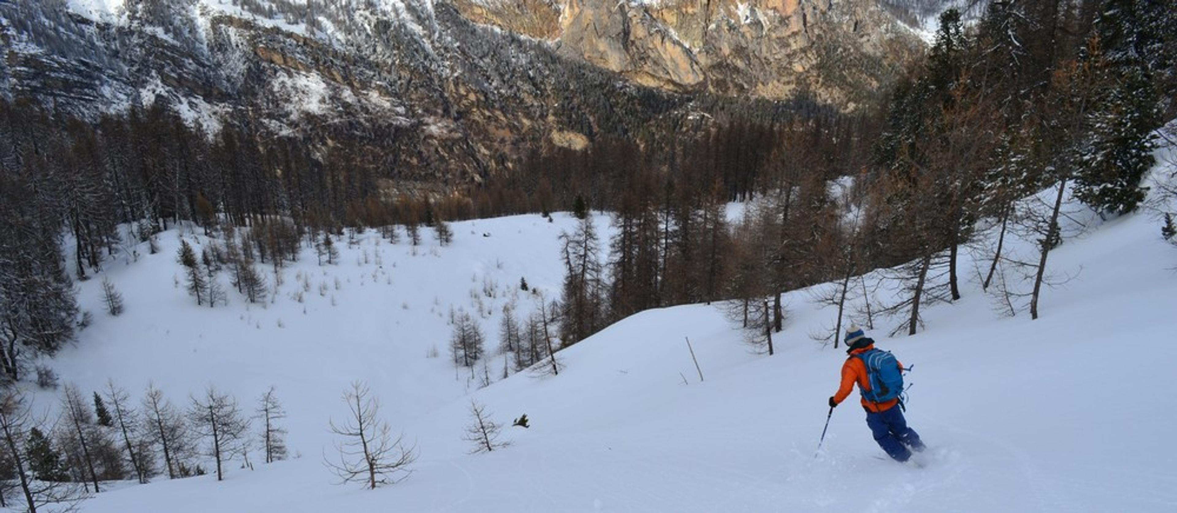 Ski de rando - Crête de la Seyte - Allez au boulot!