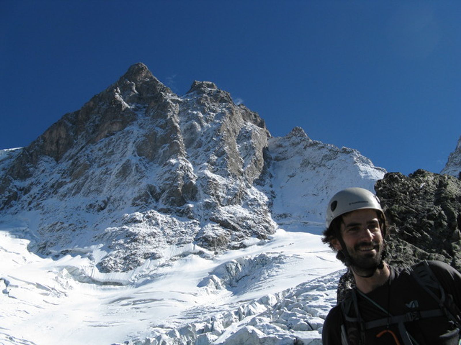 La face nord de la Meije plâtrée