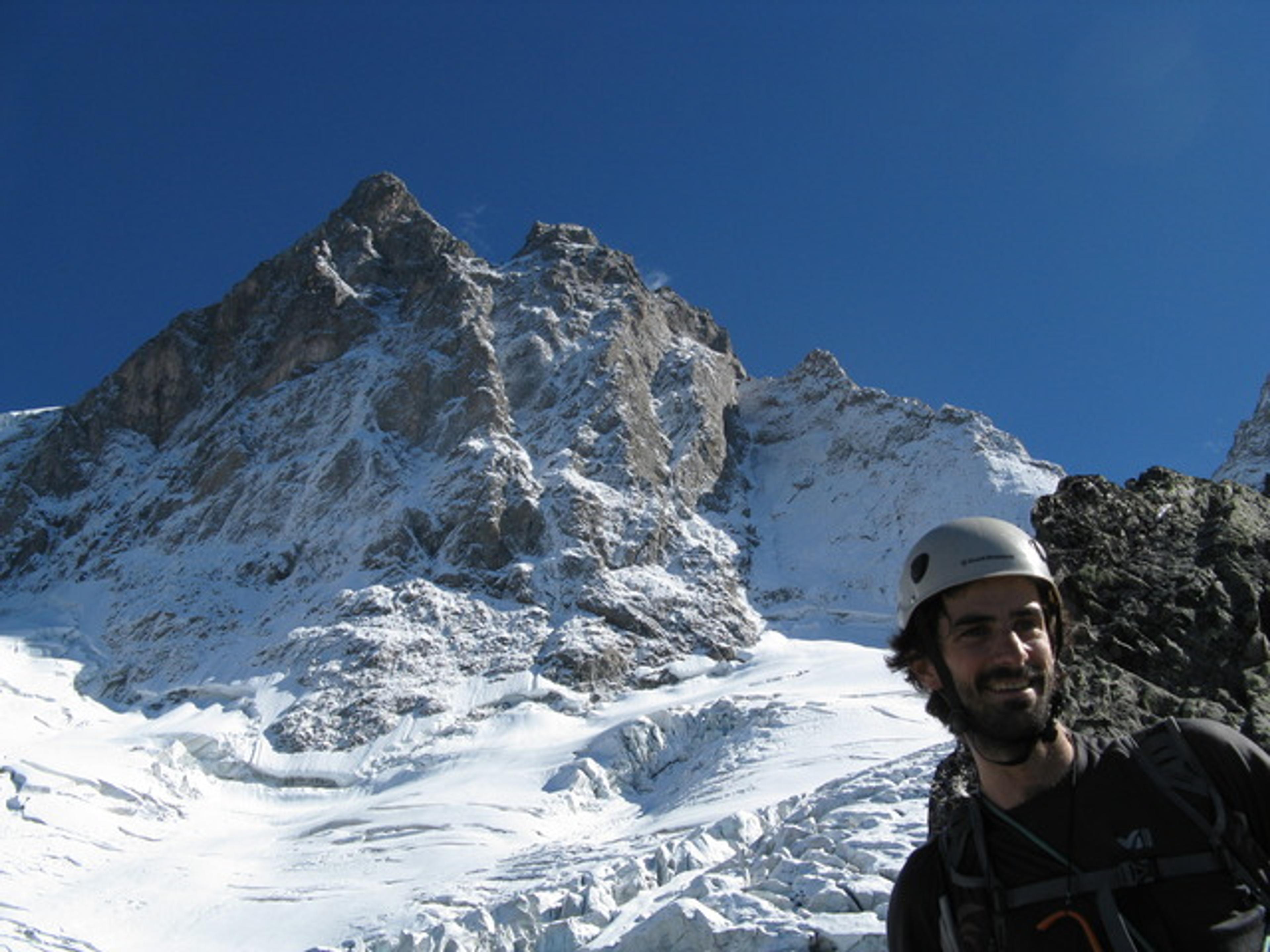 La face nord de la Meije plâtrée