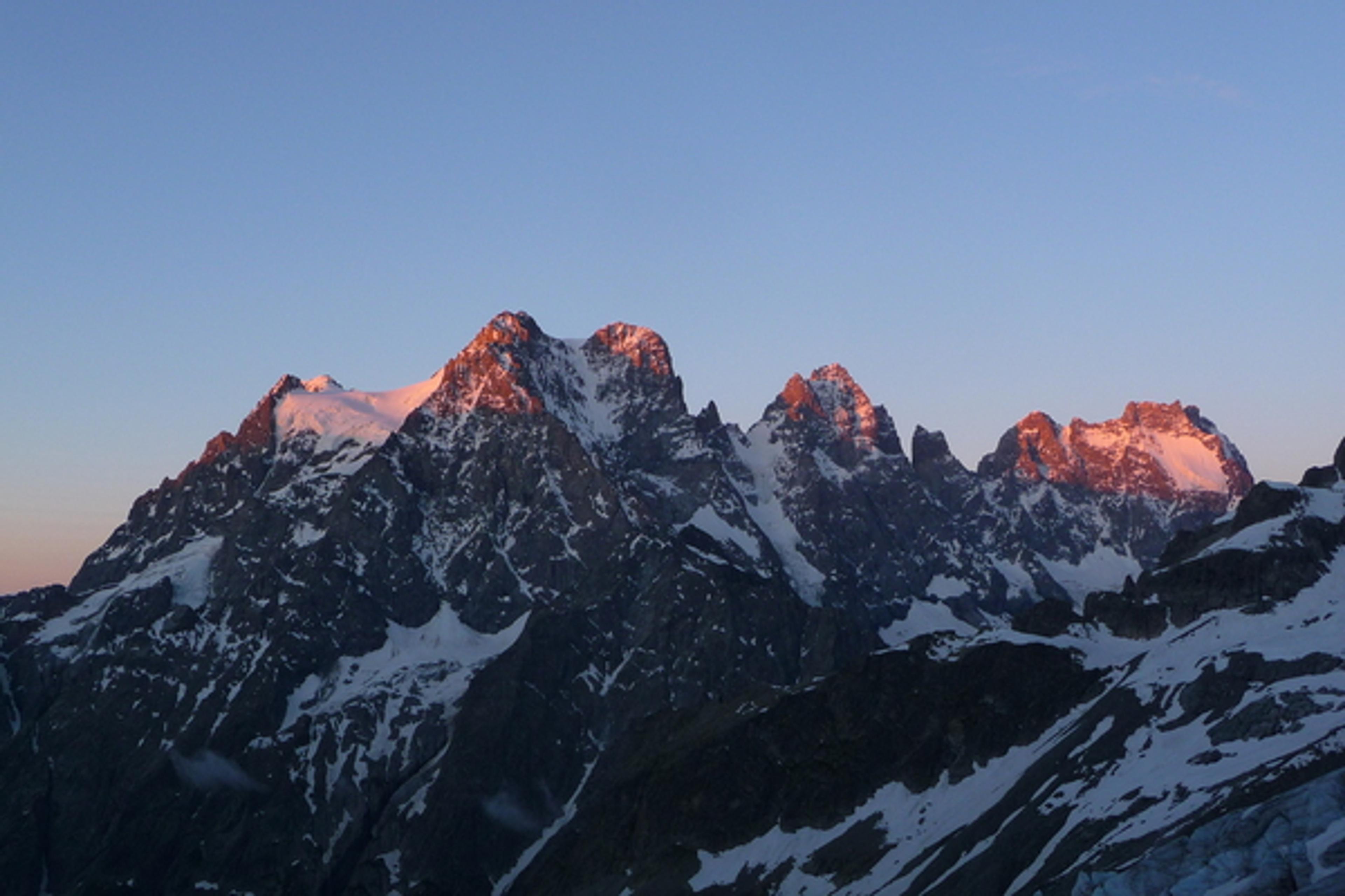 Pic d'Arsine - Levé de soleil sur le Pelvoux
