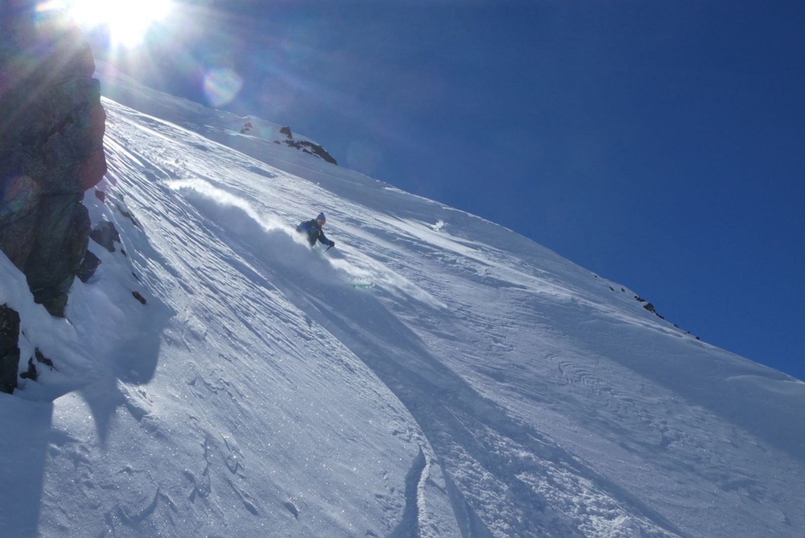 Couloir nord Rocher Blanc - Banzai
