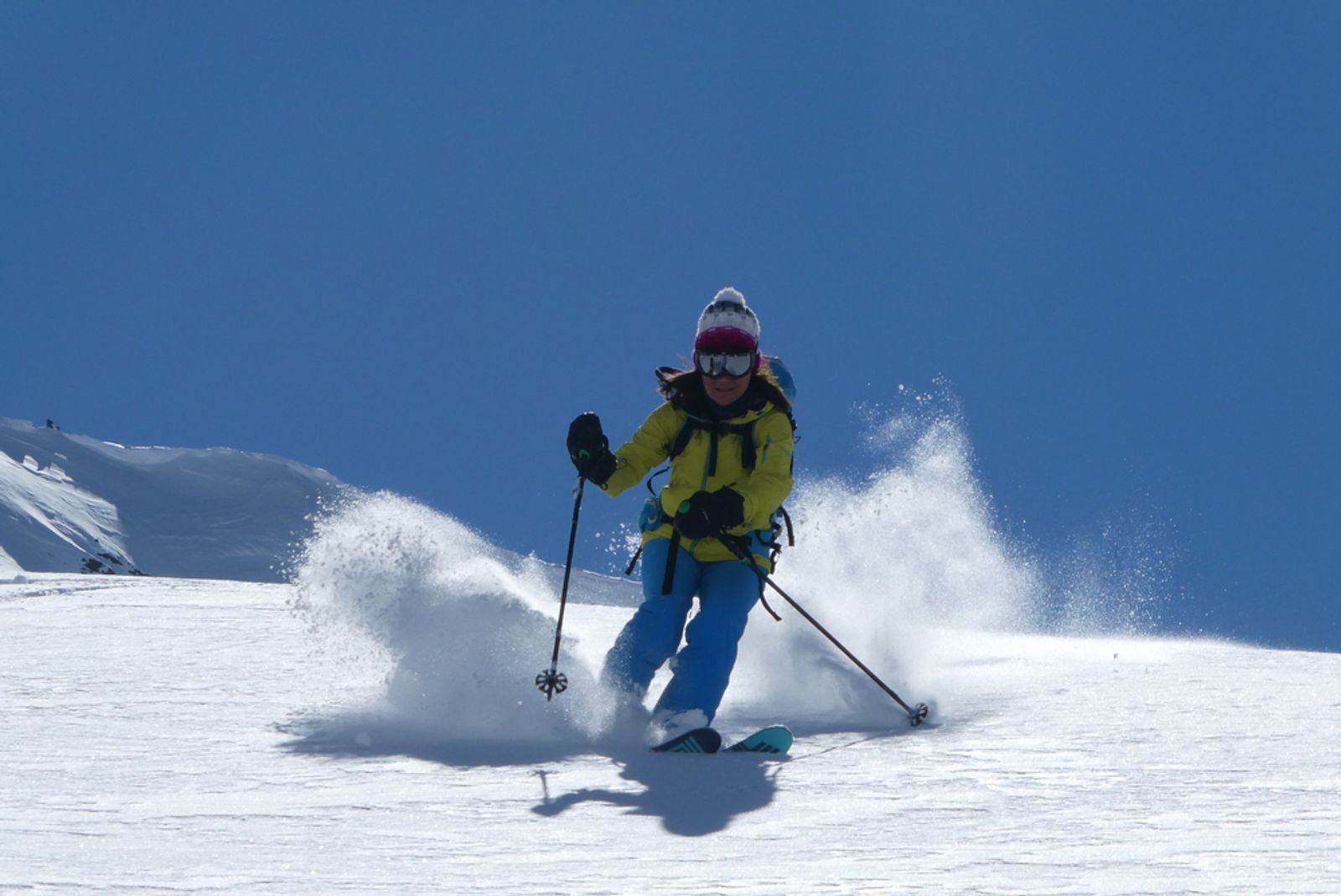 Couloir nord Rocher Blanc - Splendide