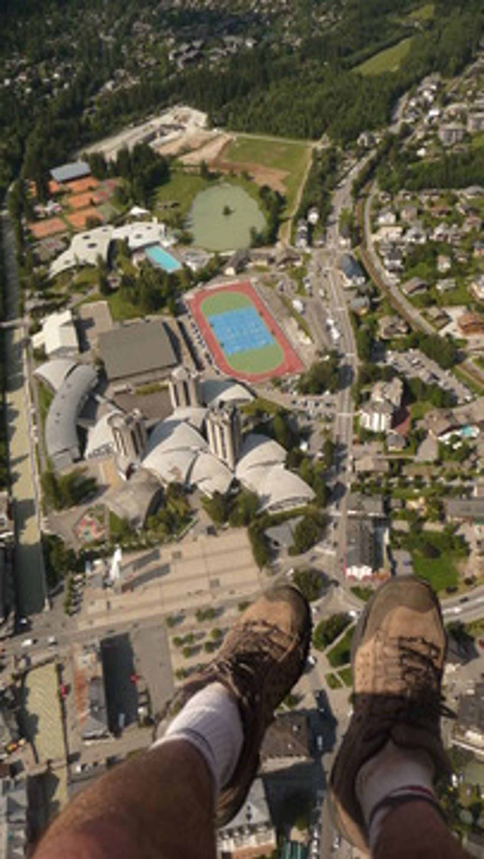 Chamonix vue d'en haut