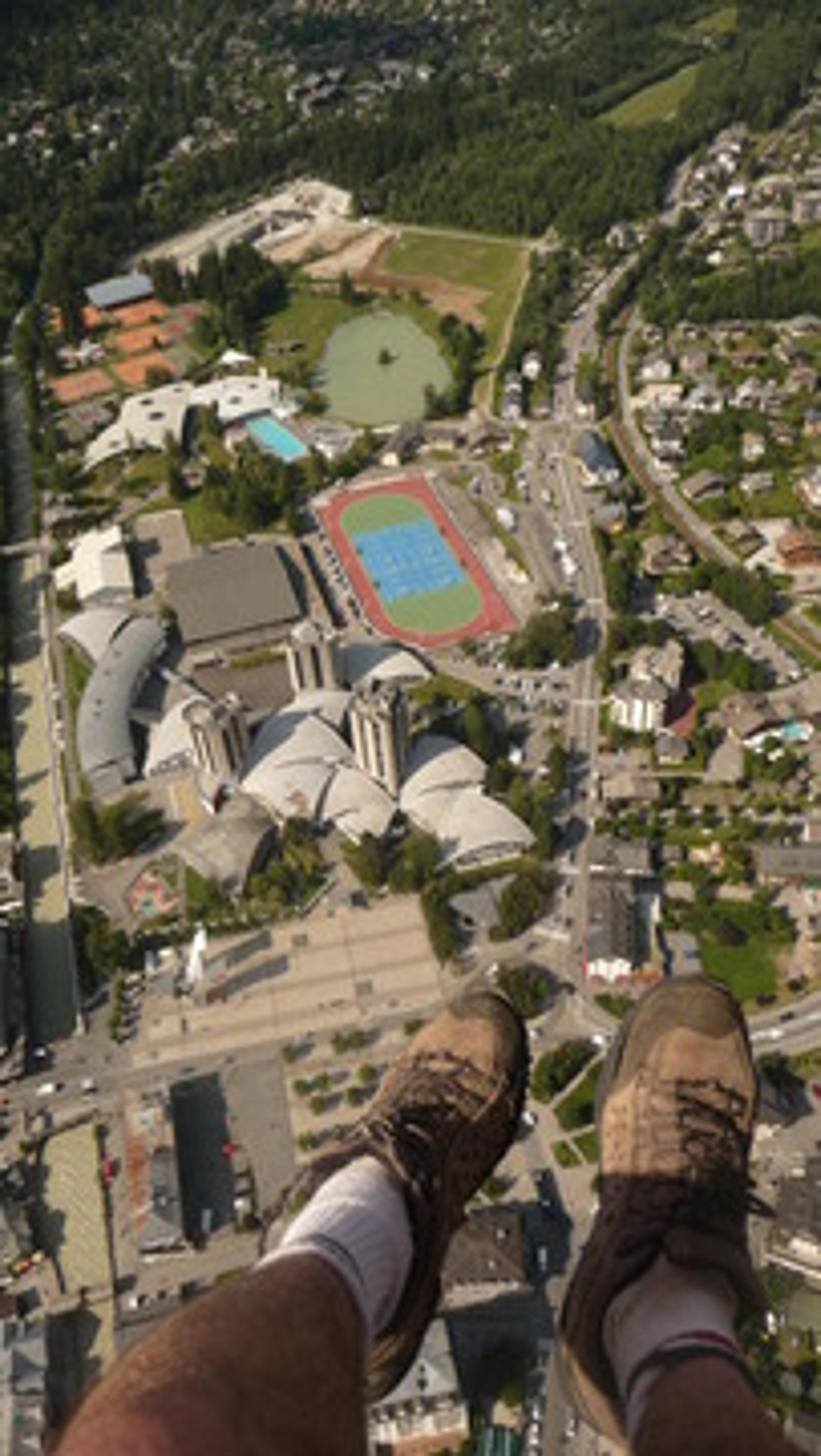 Chamonix vue d'en haut