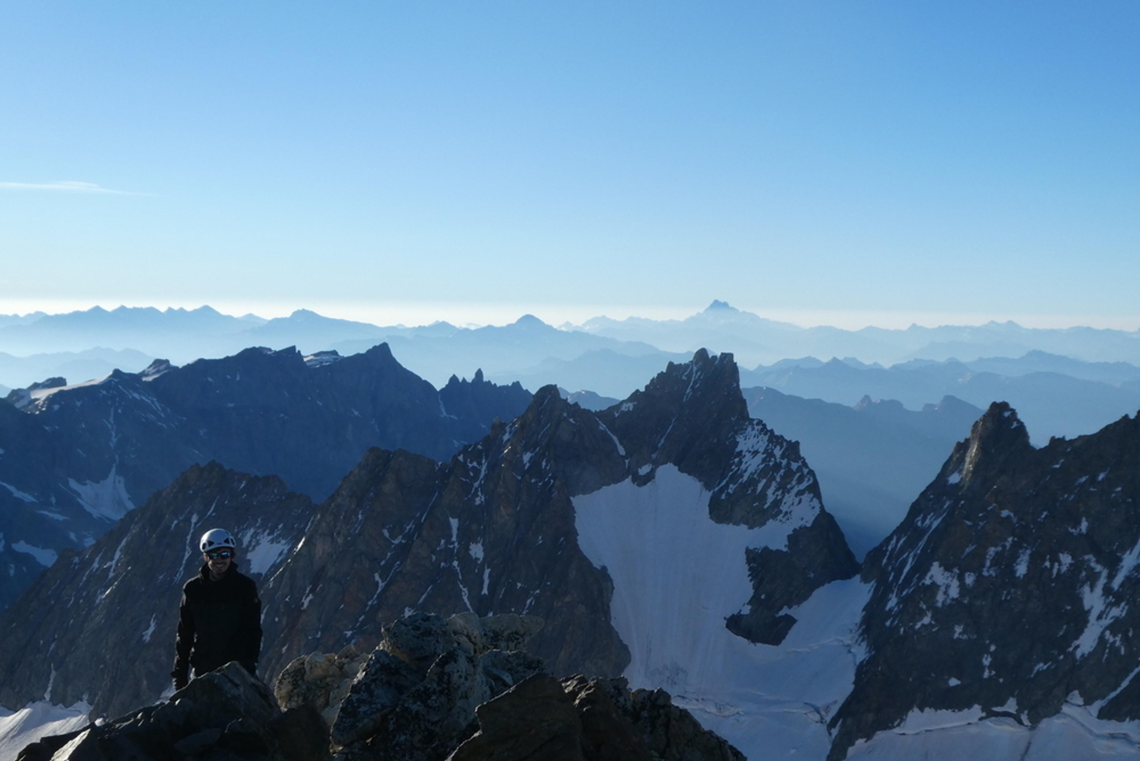 Stage autonomie débutant - Roche Faurio - Sur l'arête sommitale