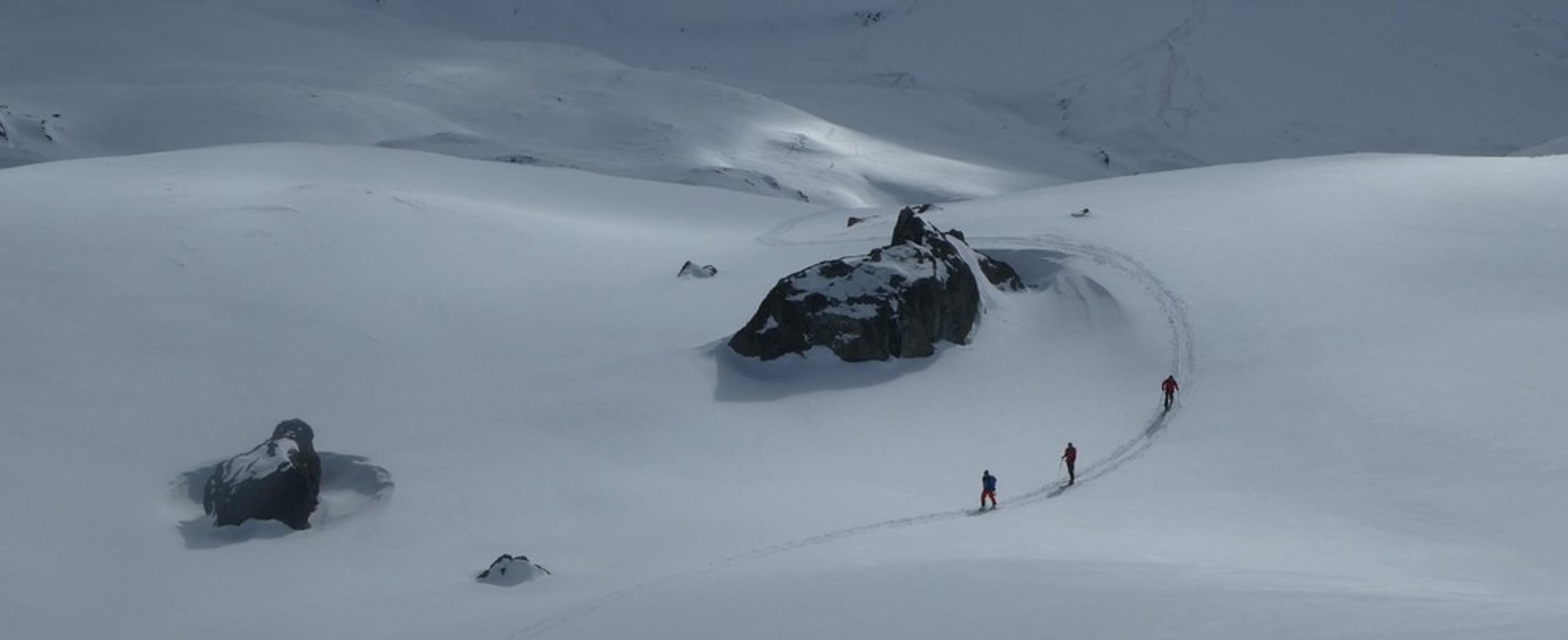 Pic de Cornivier - Couloir nord - A la montée