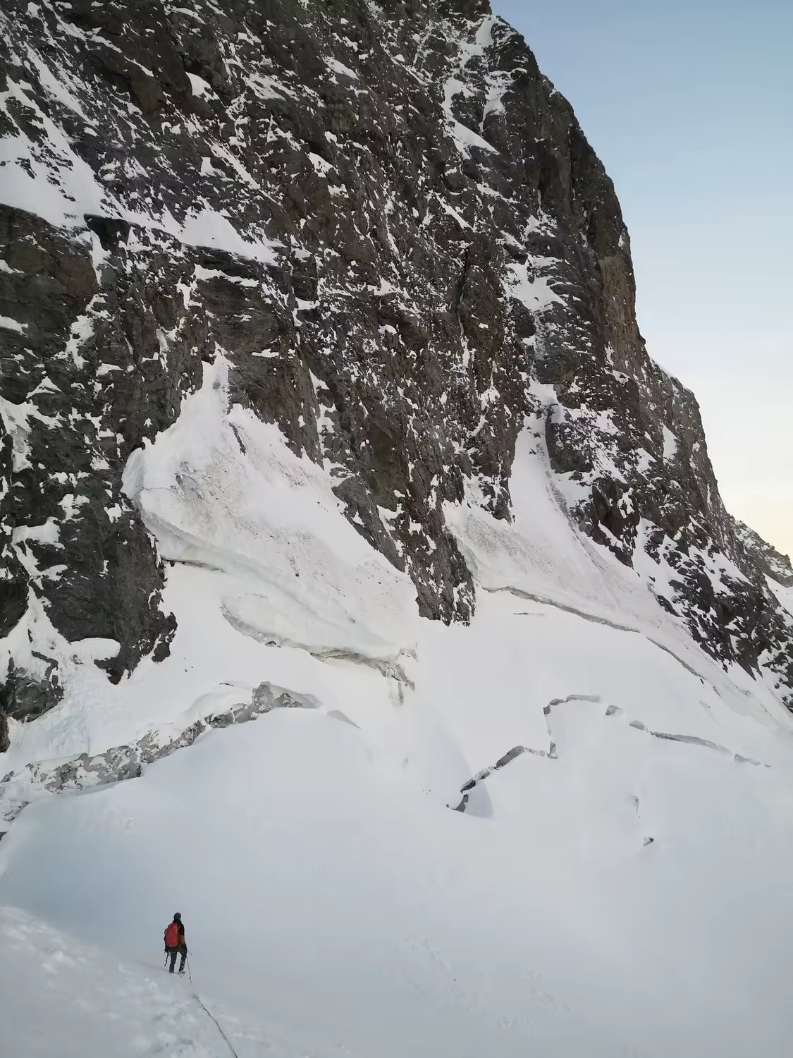 Face nord de la Meije — Voie du Z et traversée des arêtes