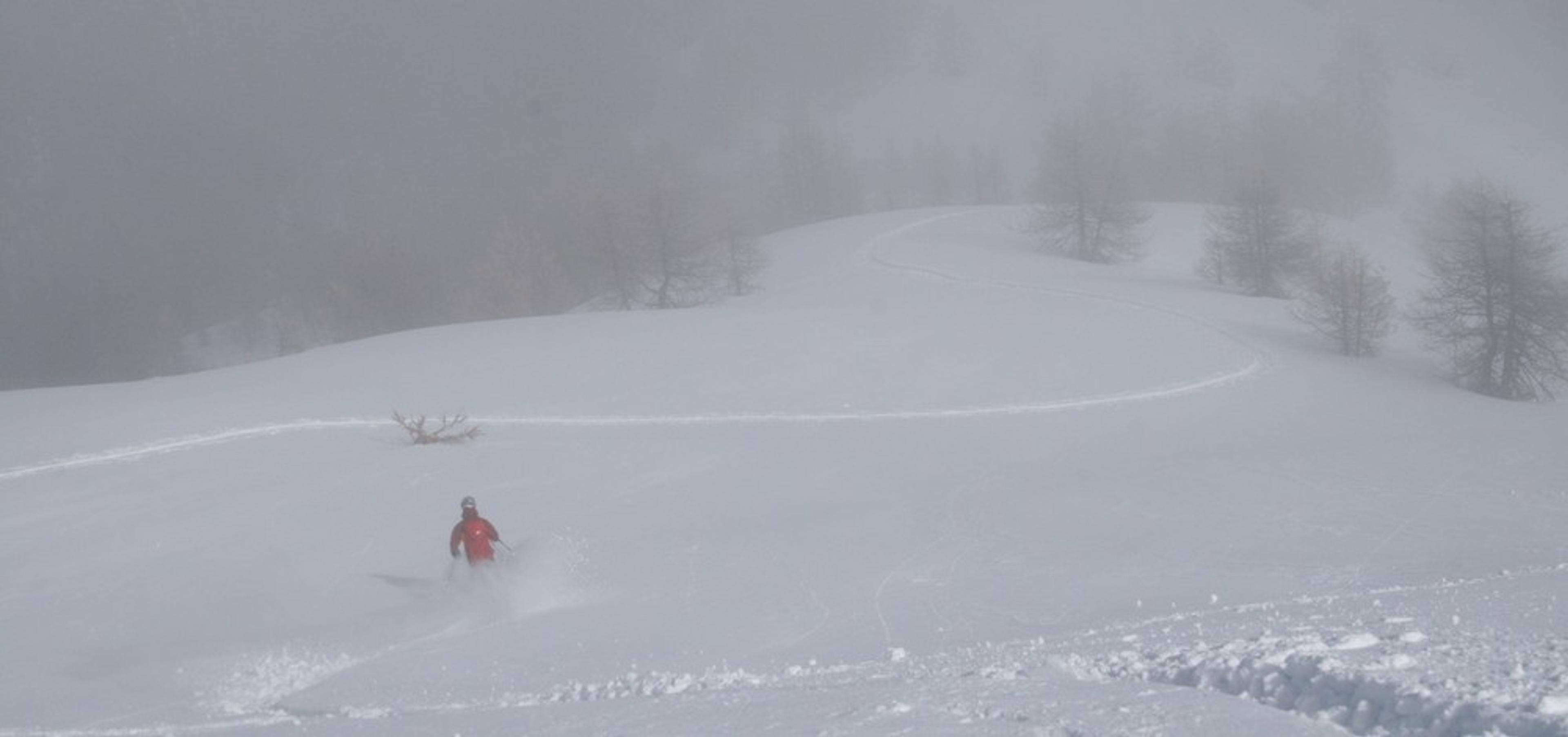 Ski de rando - Crête de la Seyte - Ju à la trace
