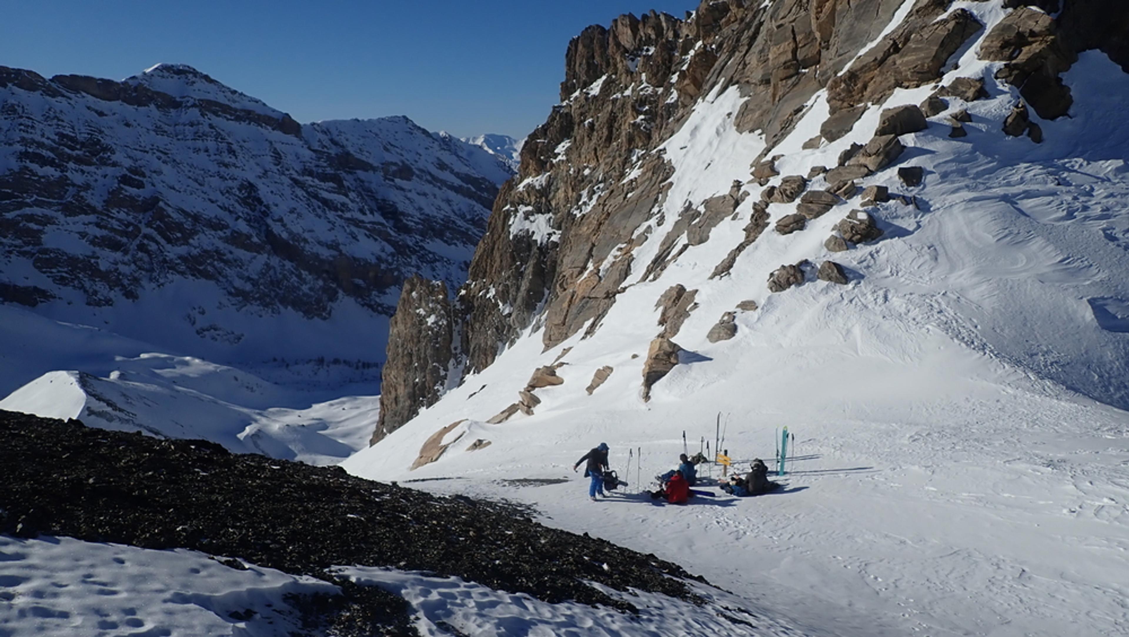 Raid ski – Col de Stroppia – Repos, répit, repas