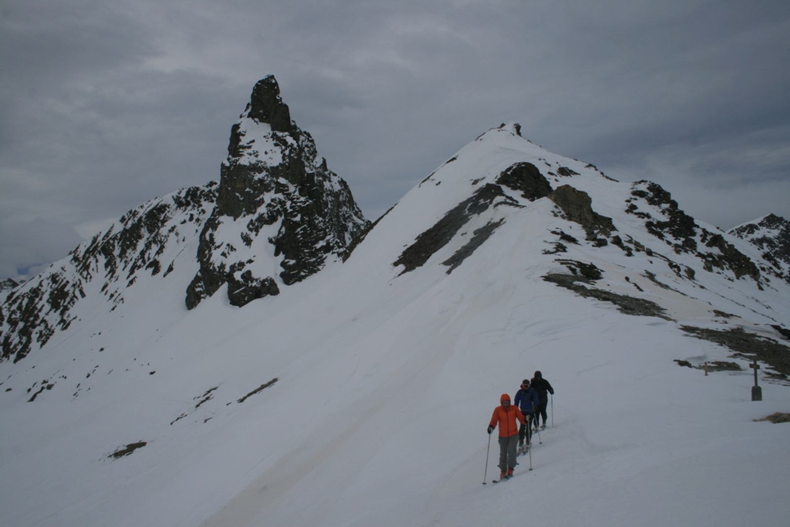Queyras Ski Tour - Tour des Toillies - Finish at Col Blanchet