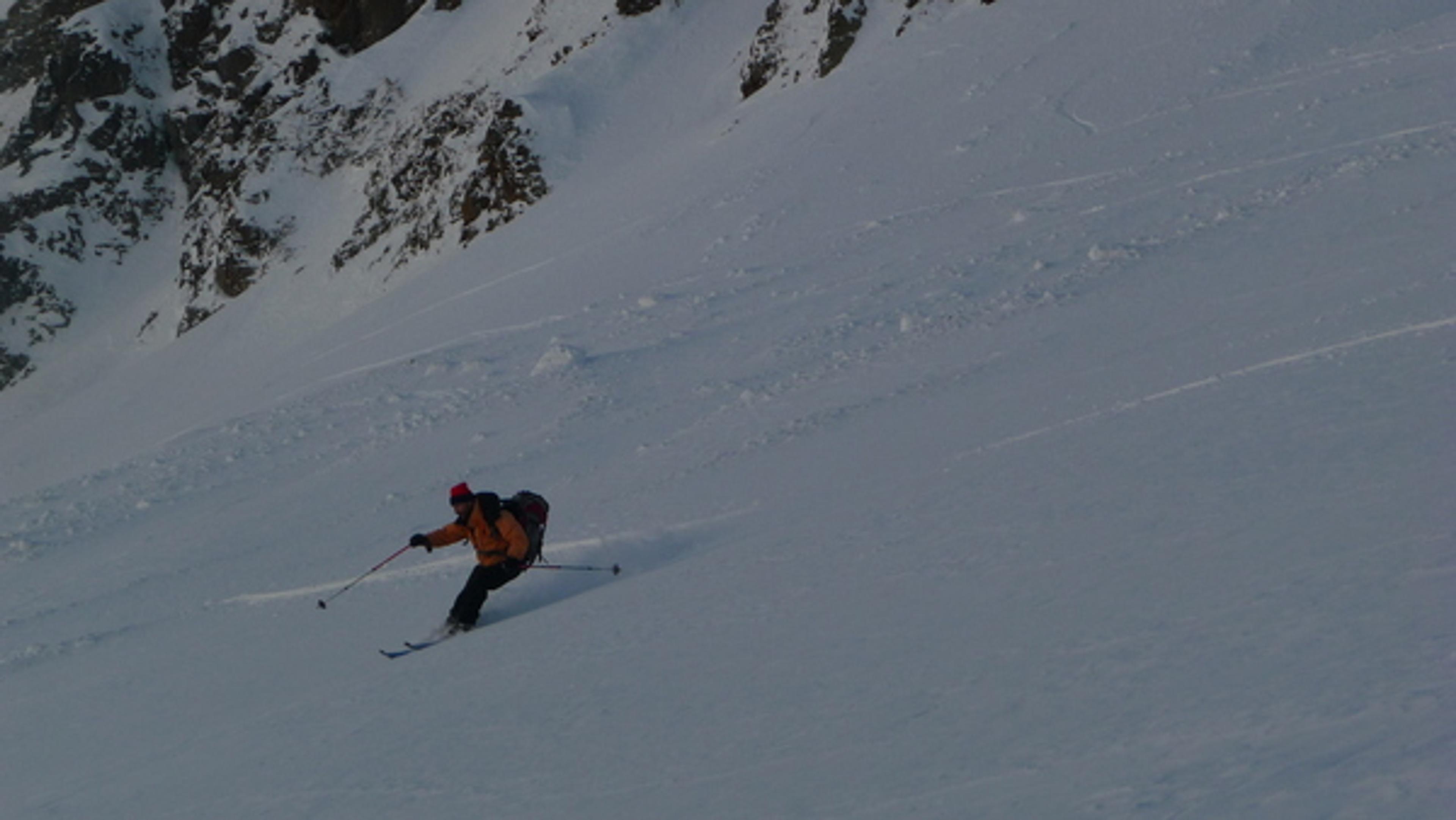 Ski - Combeynot - Rémy à l'oeuvre