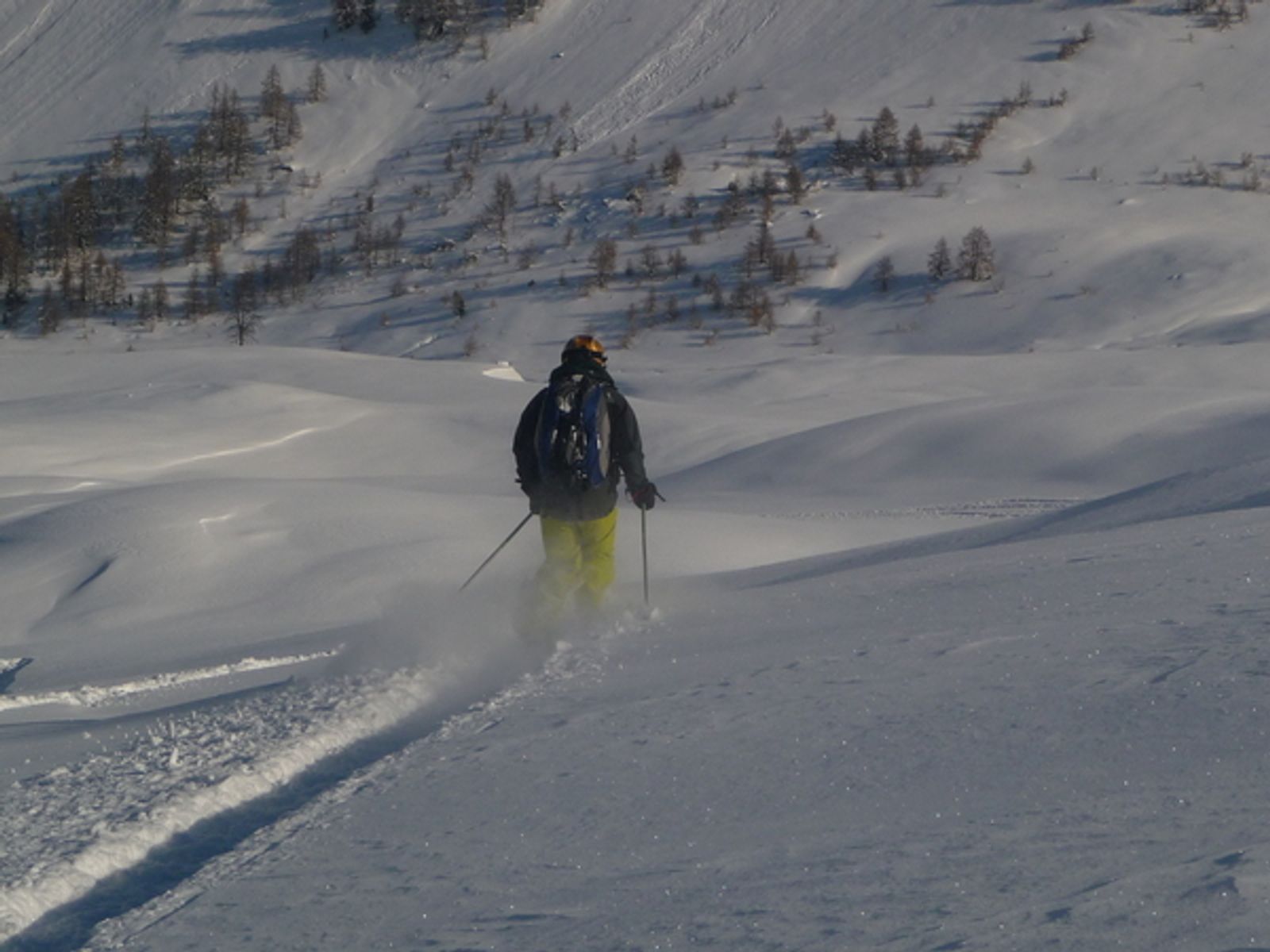 Hors piste Crévoux - En route pour la Ratelle