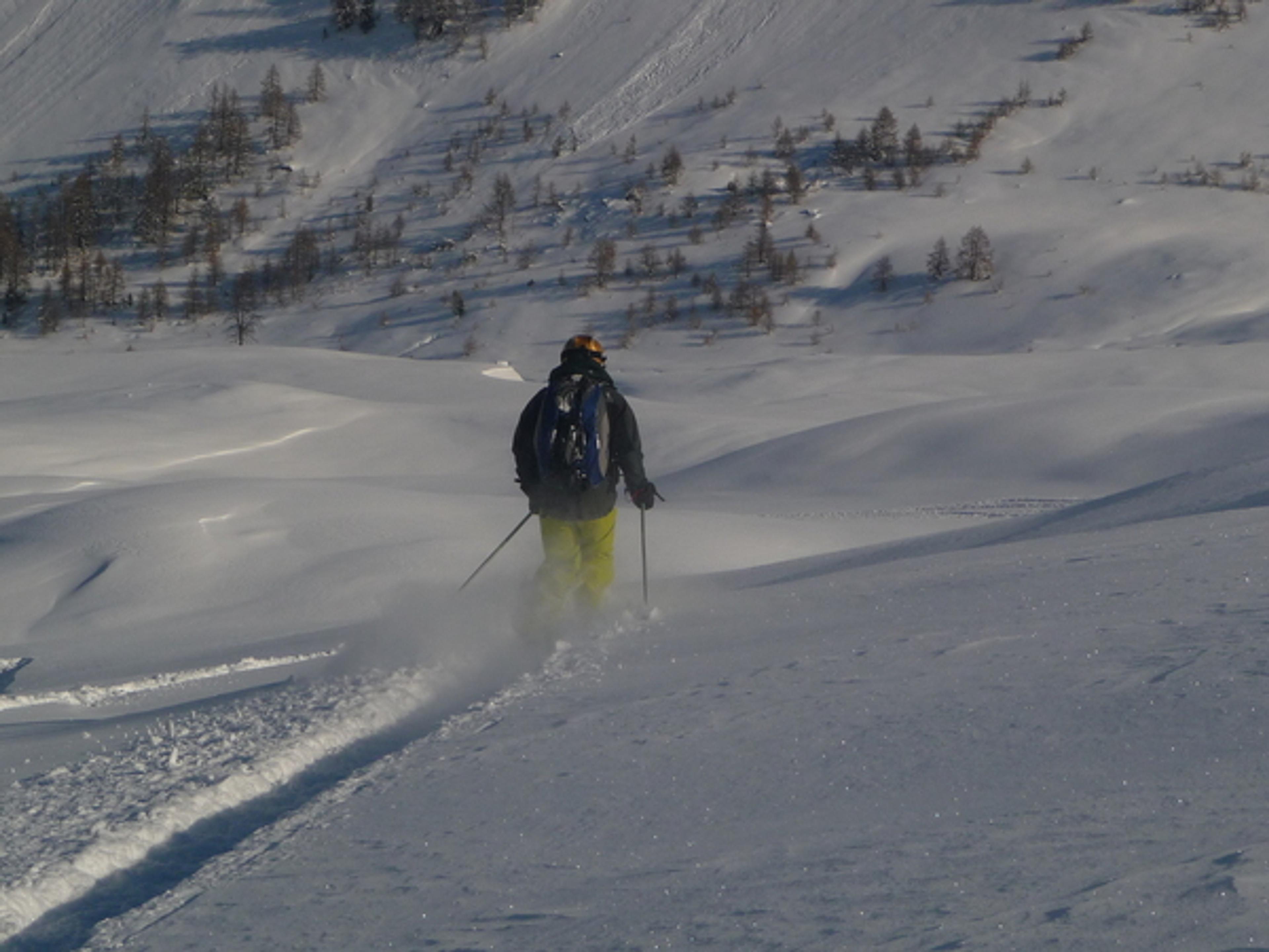 Hors piste Crévoux - En route pour la Ratelle