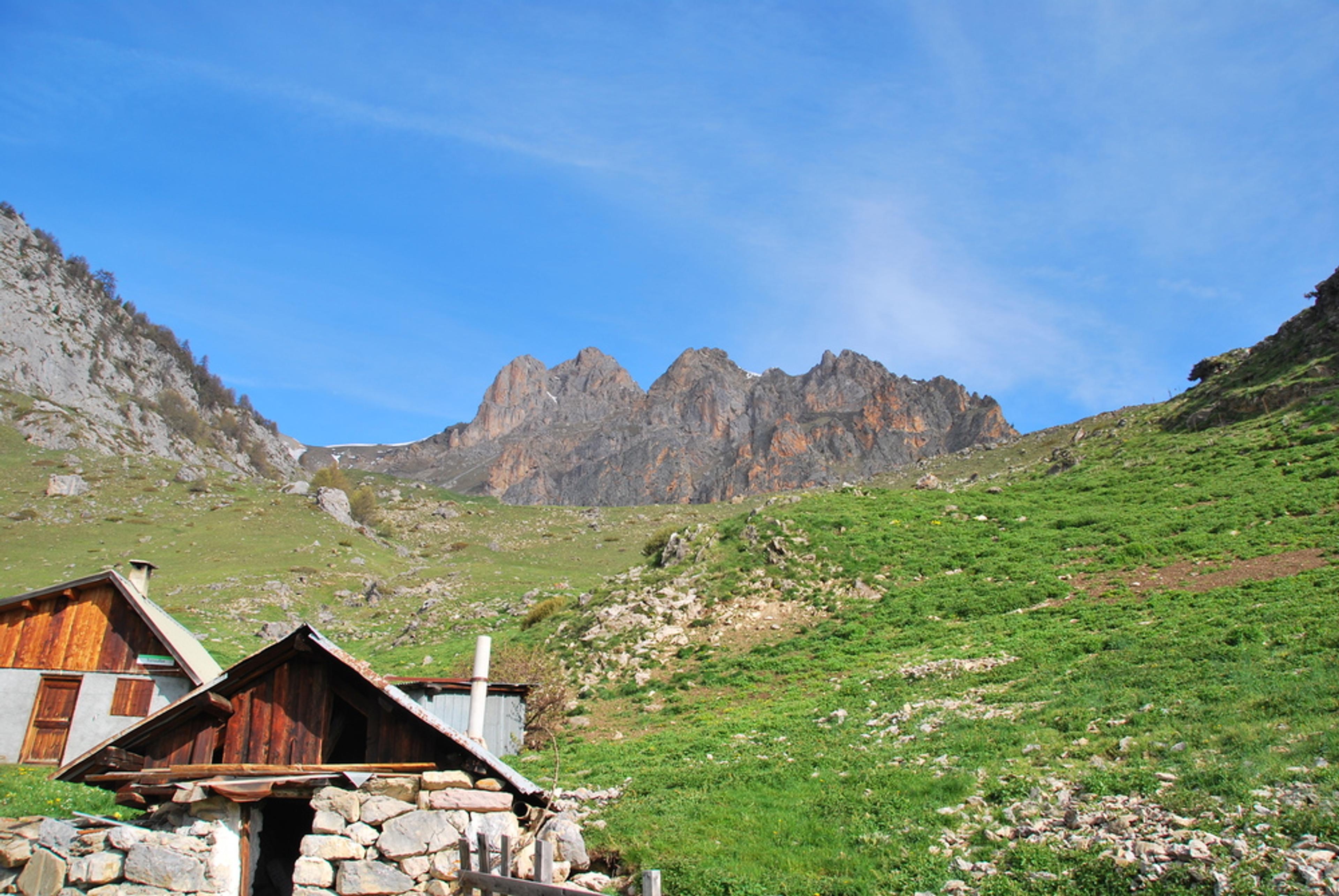 Arête Sud Tête de Gaulent - Départ des Cabanes de Tramouillon