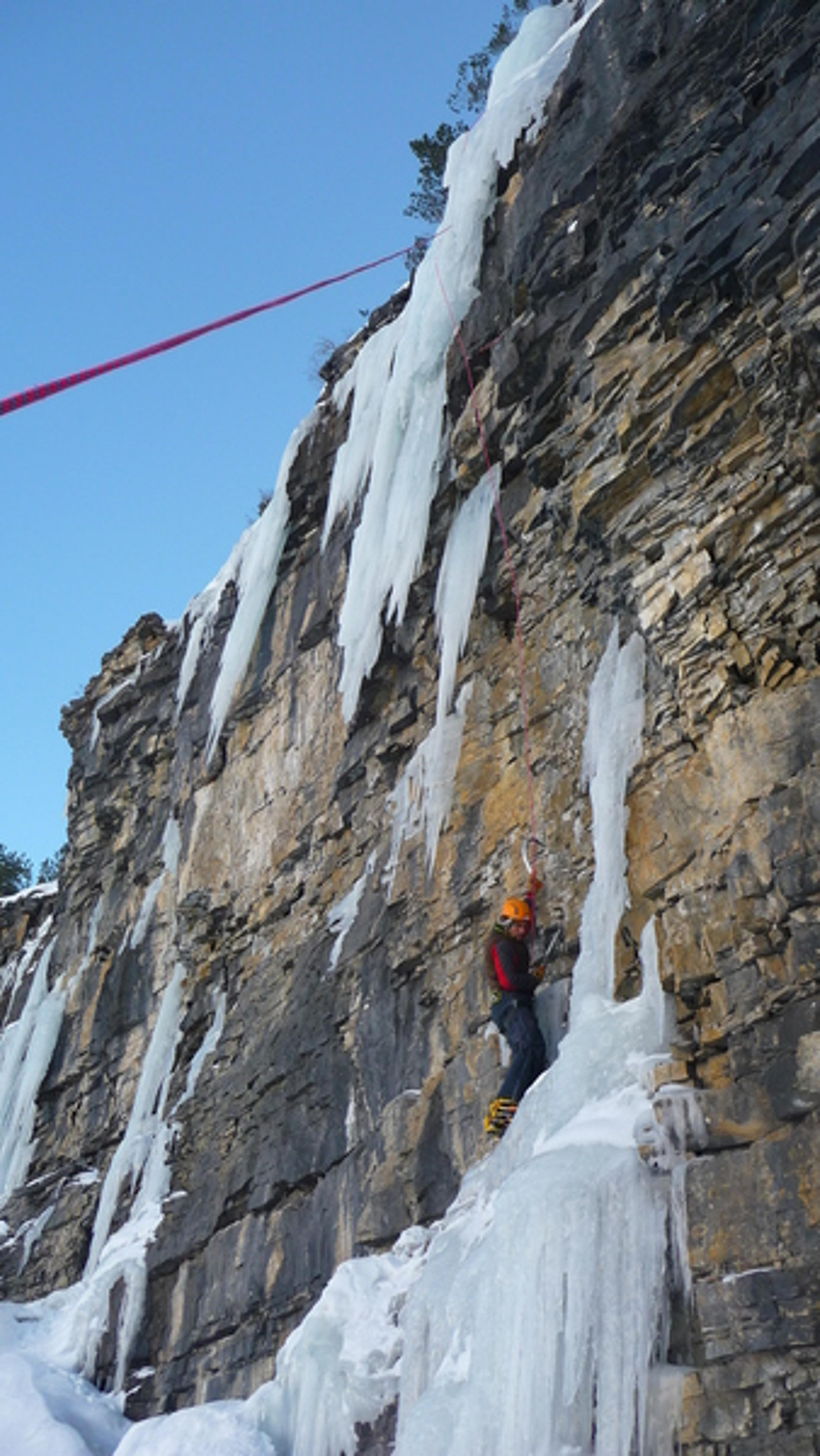 Cervières - Cascade de glace - Les joies du mixte
