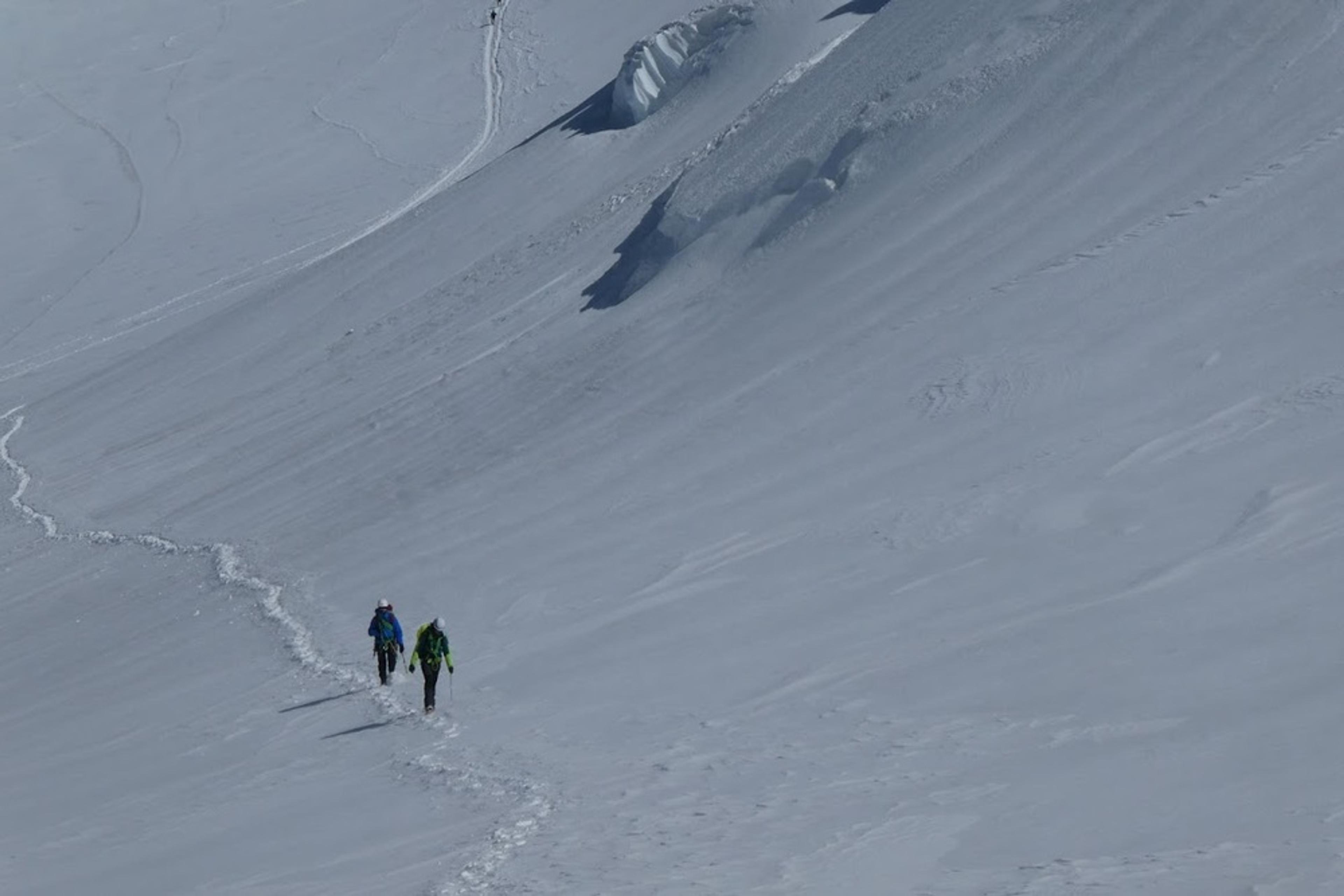 Les gras, chaud pour la Parrotspitze