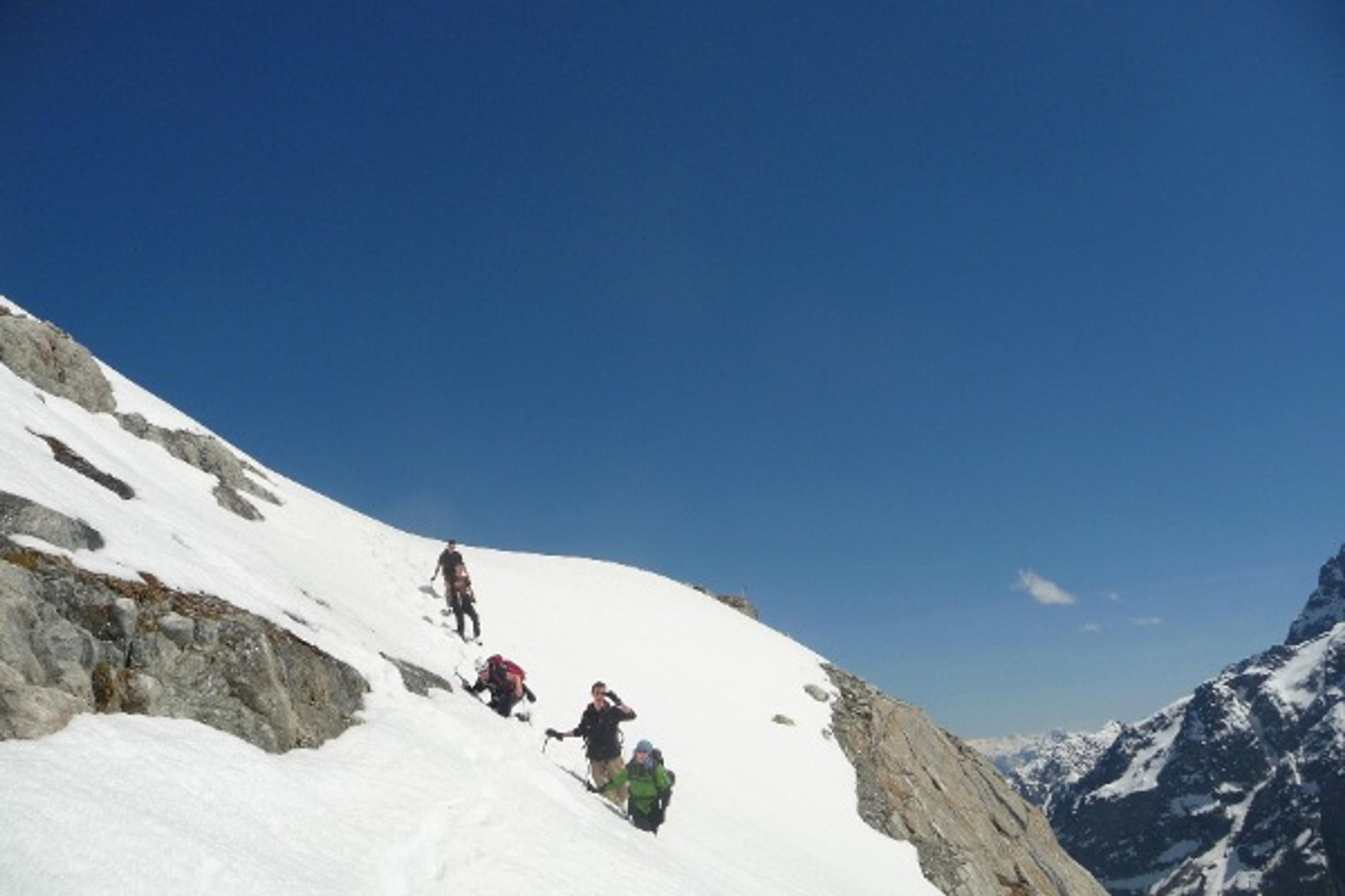 Ecole de glace - Ca brasse un peu, heureusement c'est pas long!