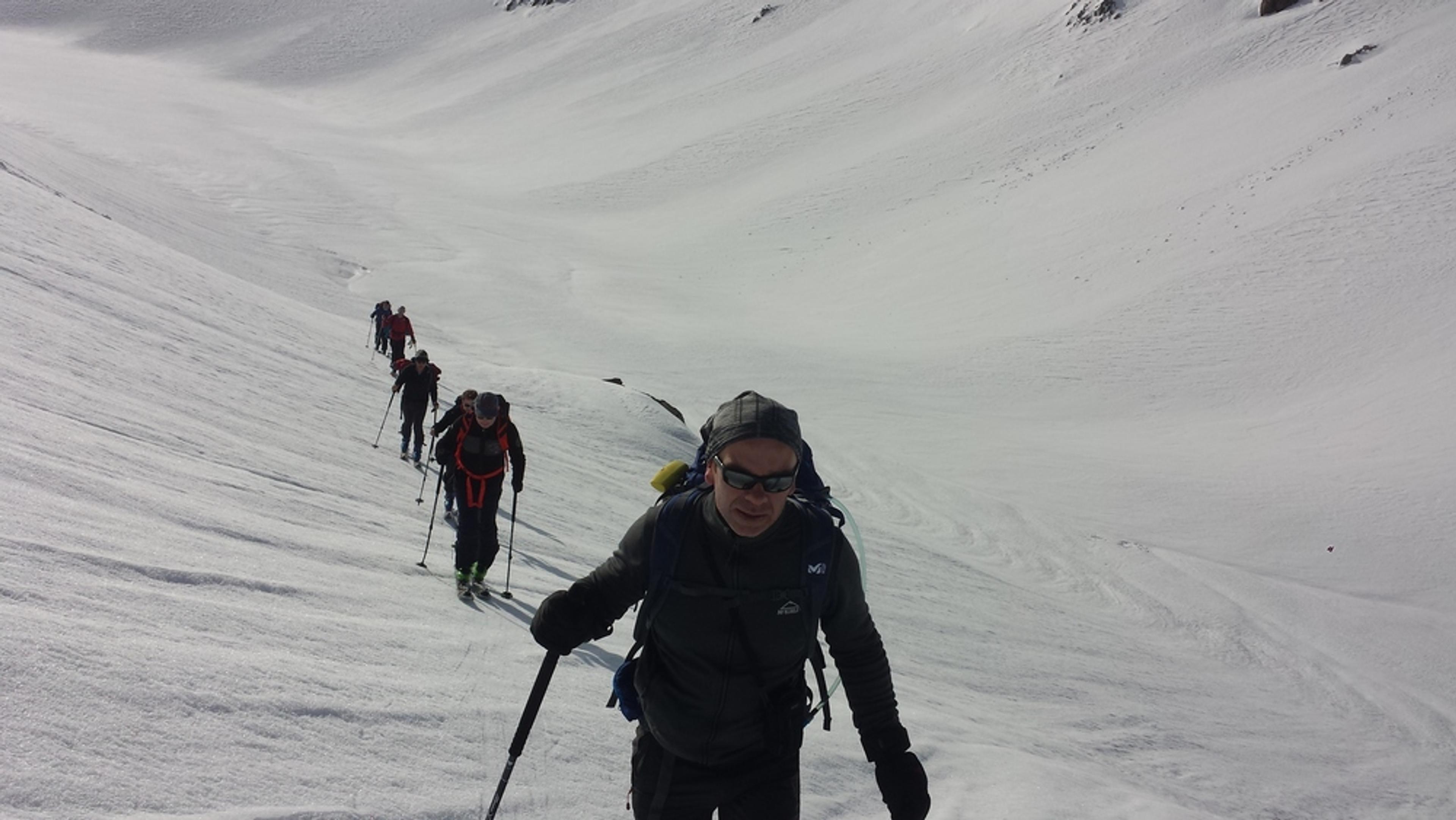 Raid Cerces - Tour du Queyrellin - Non loin du Chardonnet