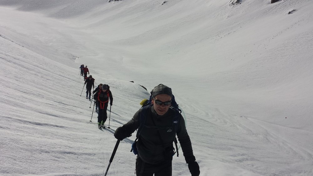 Raid Cerces - Tour du Queyrellin - Non loin du Chardonnet