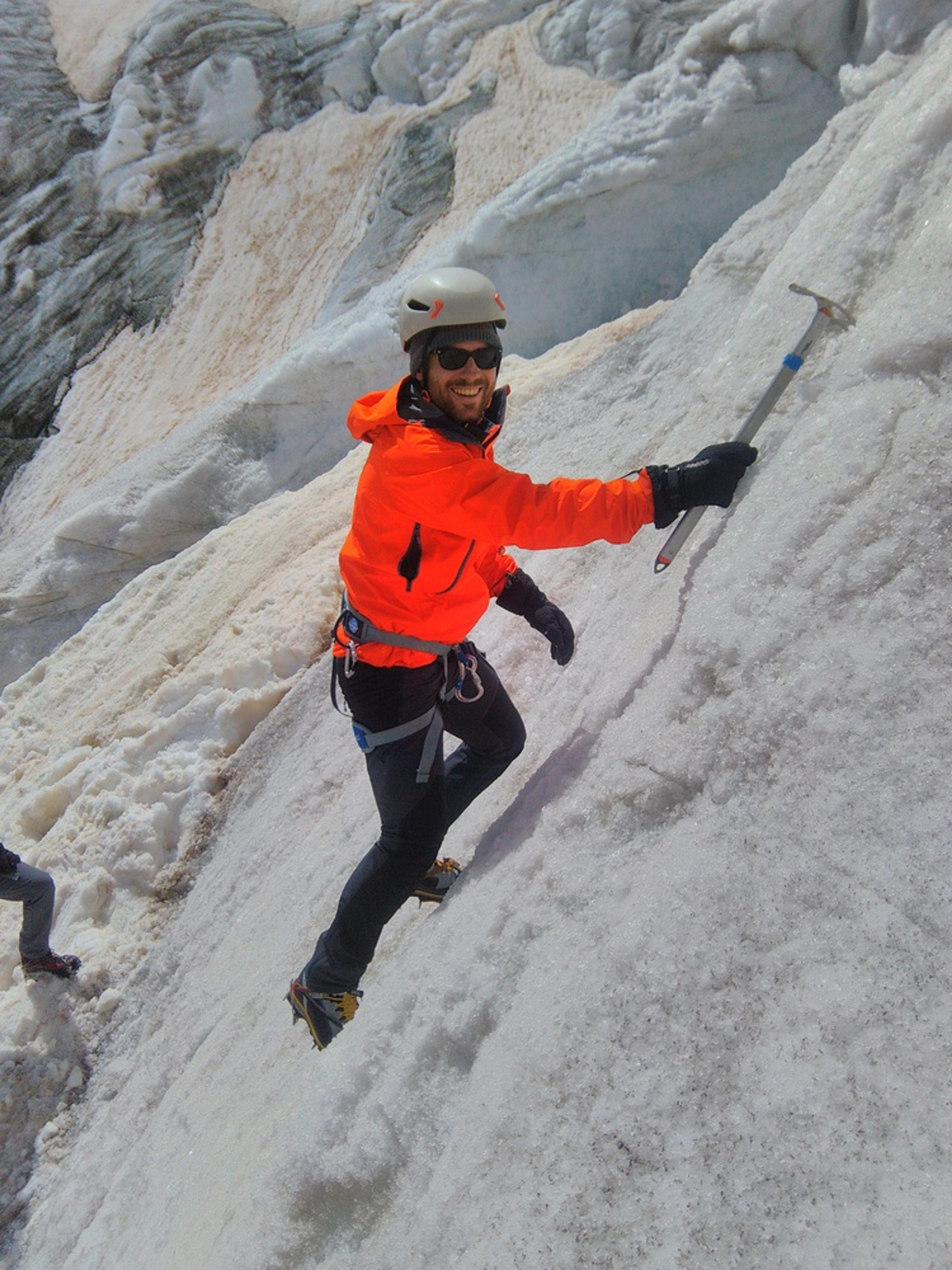 Stage Dôme des Ecrins - Gaétan à l'école de glace