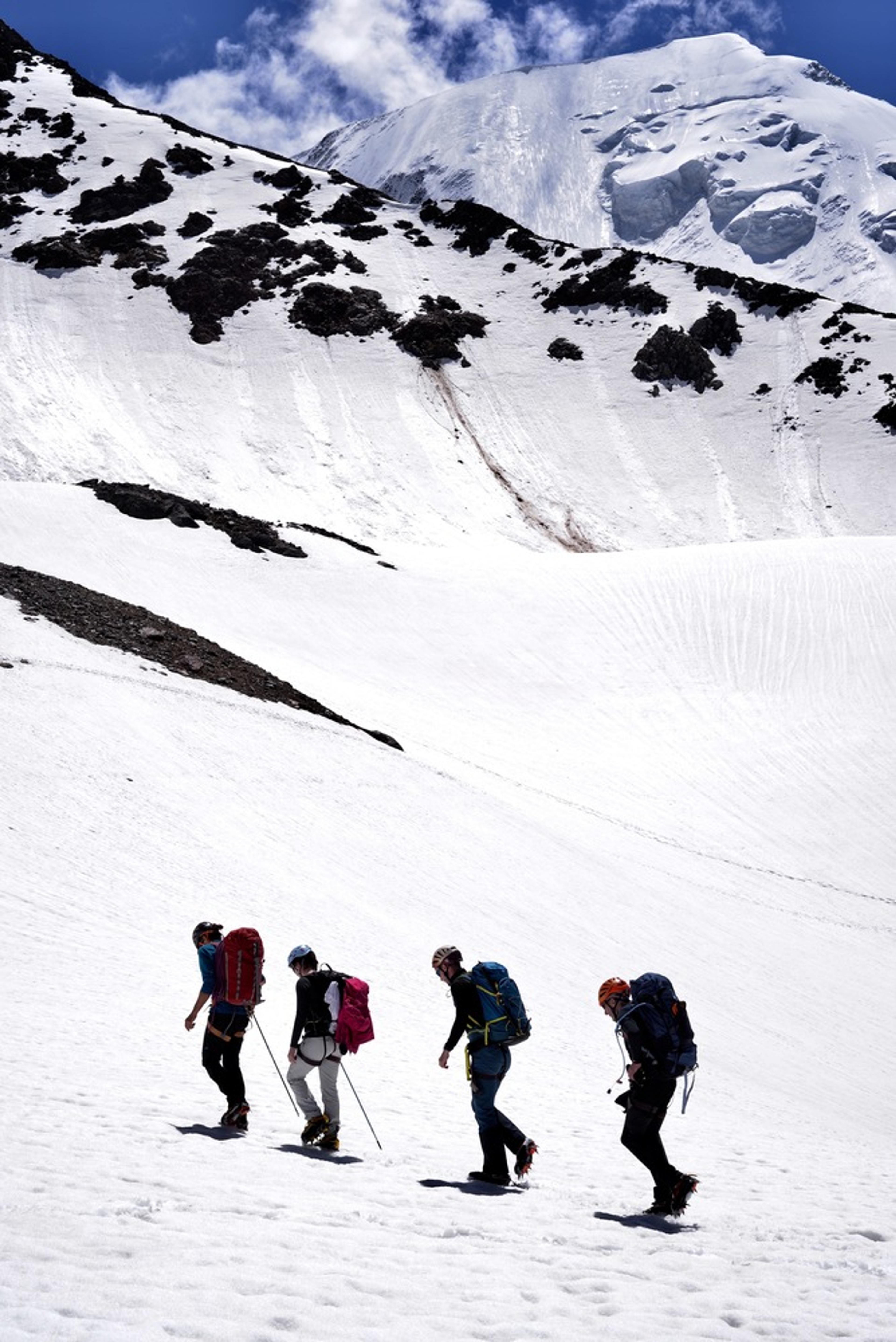 mont-blanc - montée à Tête Rousse