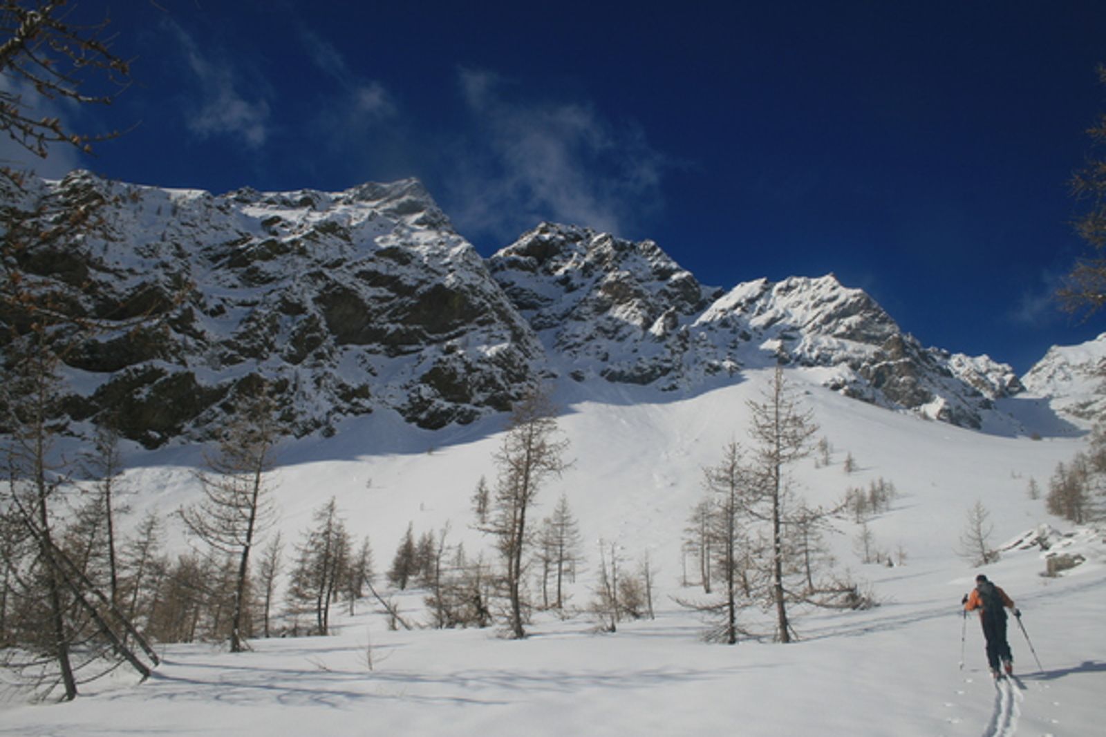 Vallon du Fontenil - Les pentes qui auront nos faveurs