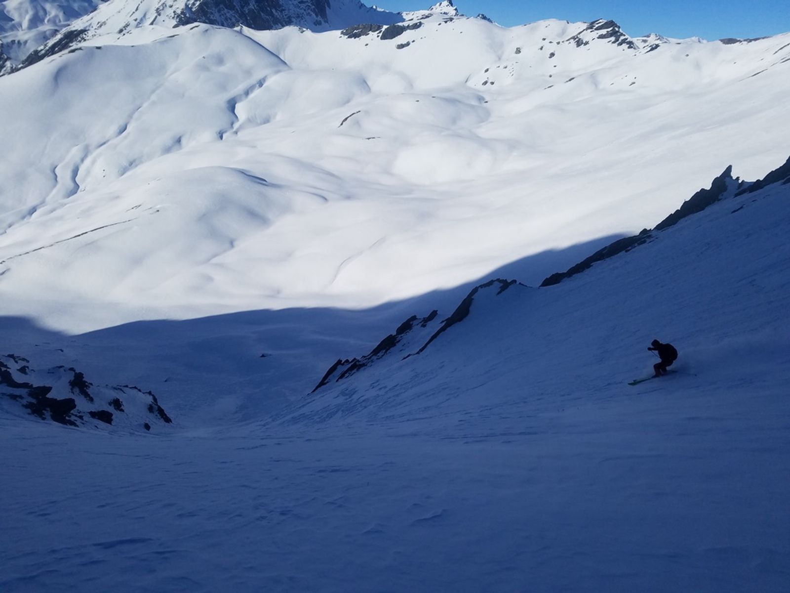 Raid Ski – Pic de Malacoste – Dans le couloir, excellent!