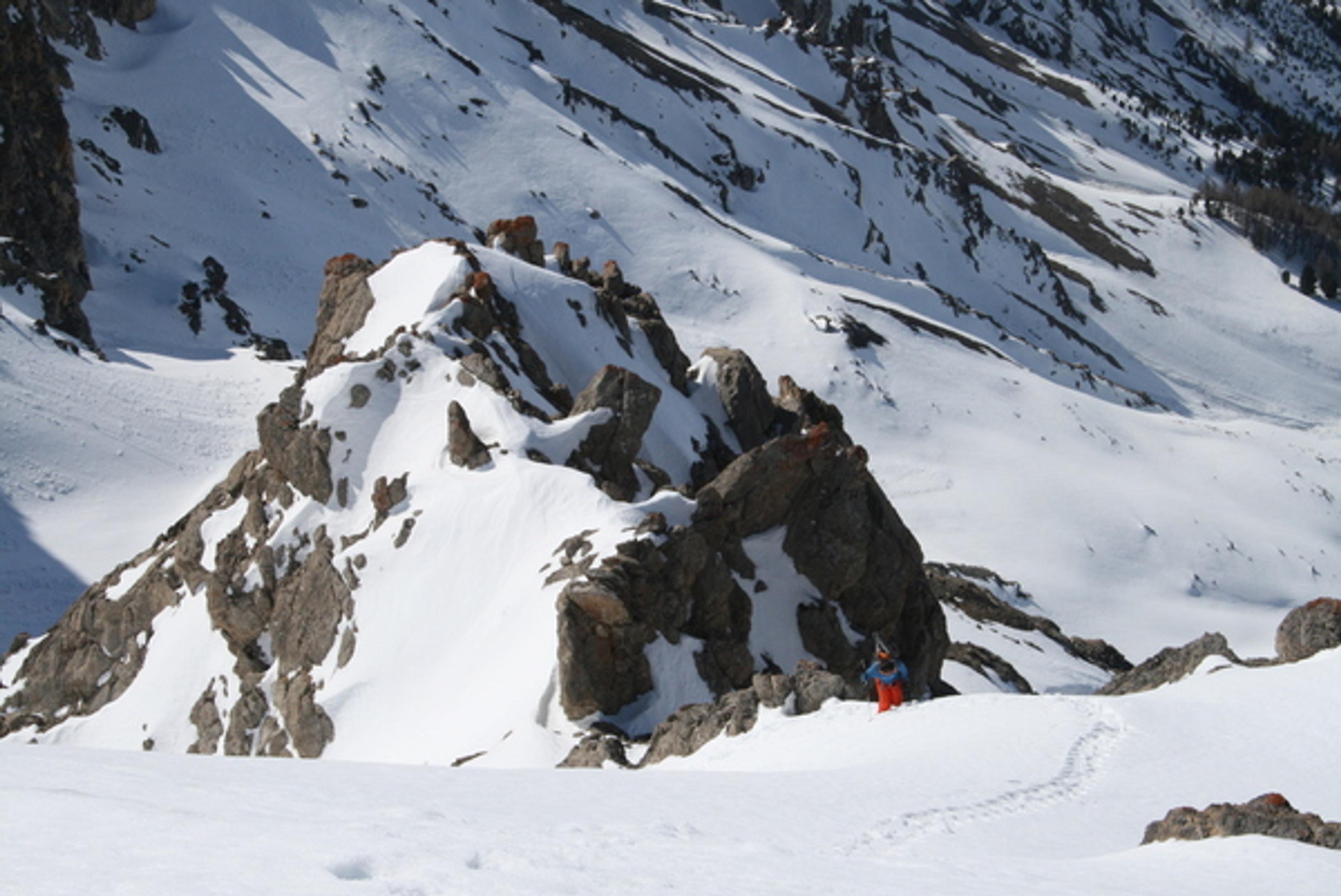 Tête Colombe - A la sortie du couloir