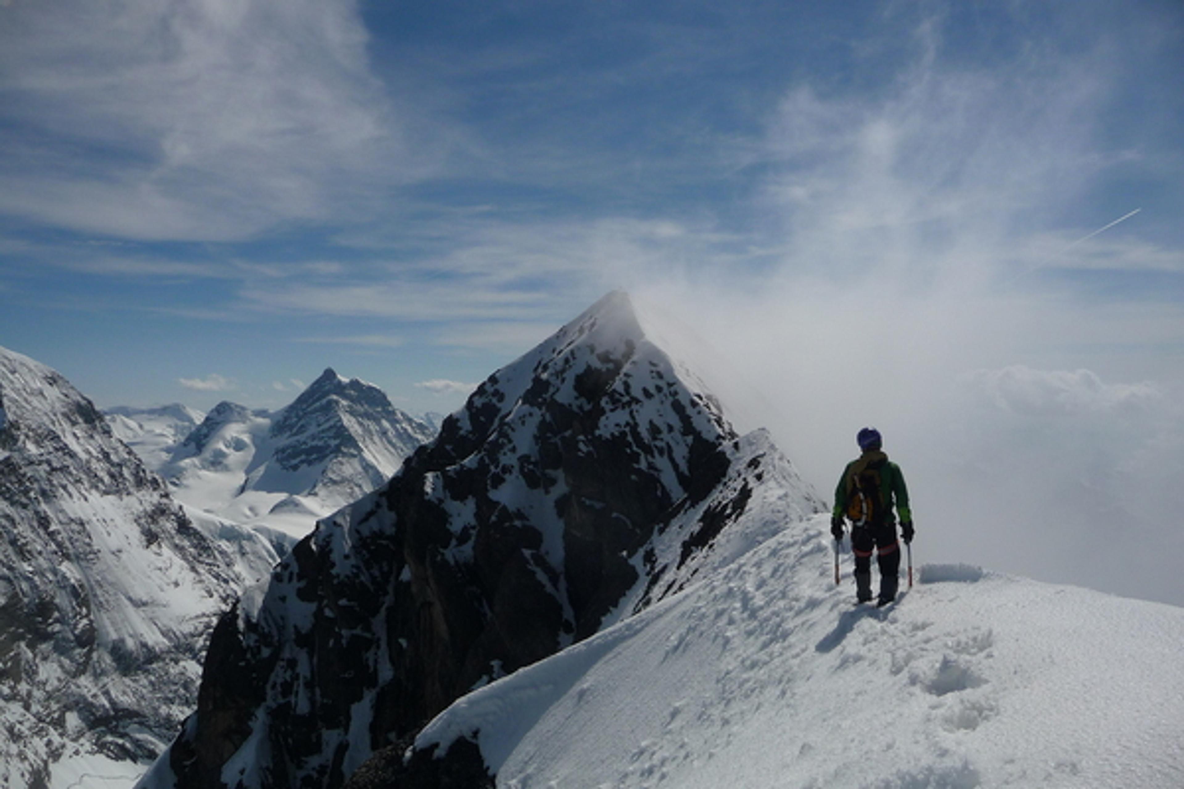 Eiger - L'arête neigeuse
