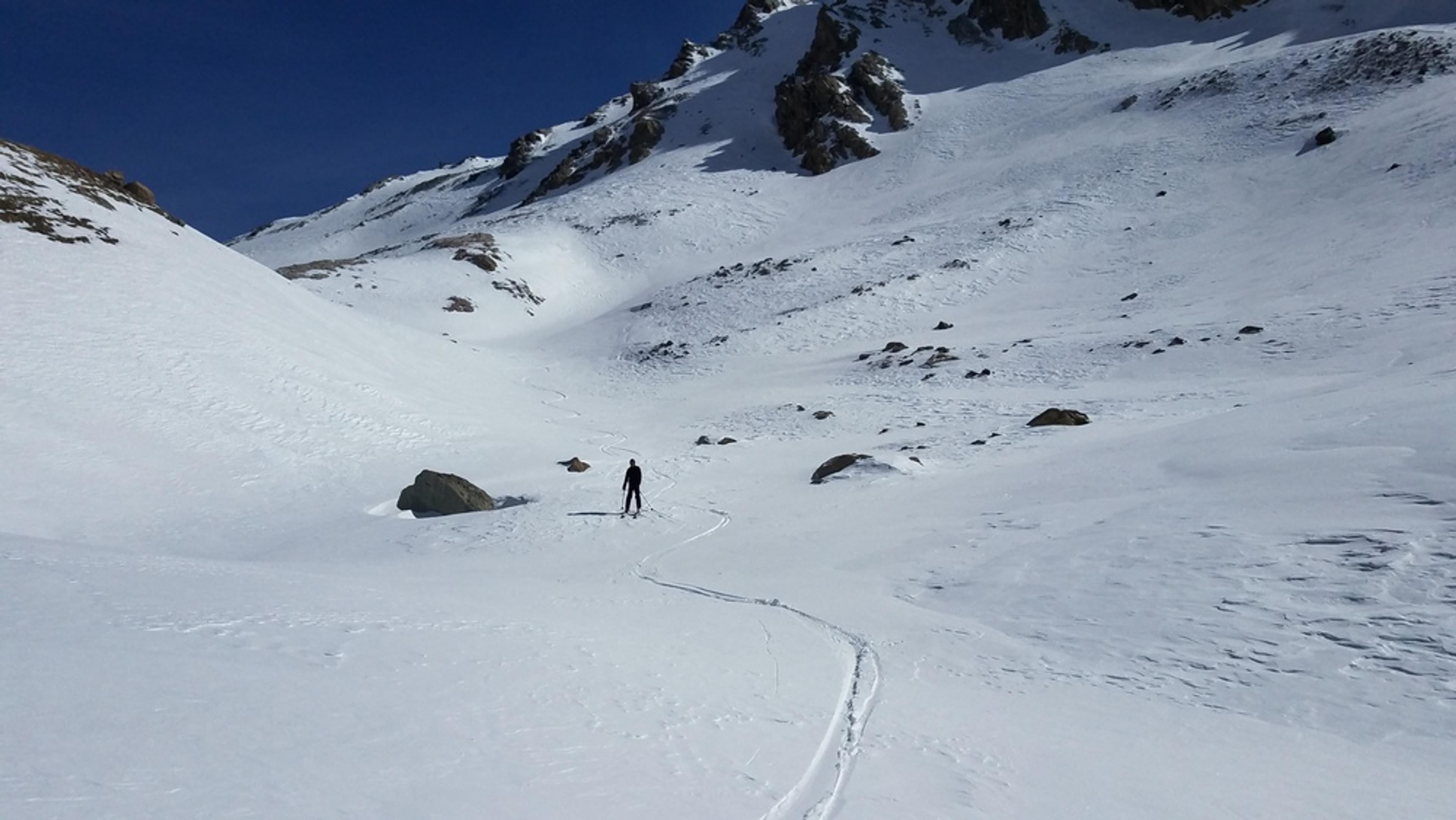 Ski rando Ceillac - Pas du Curé - Du ski tranquille