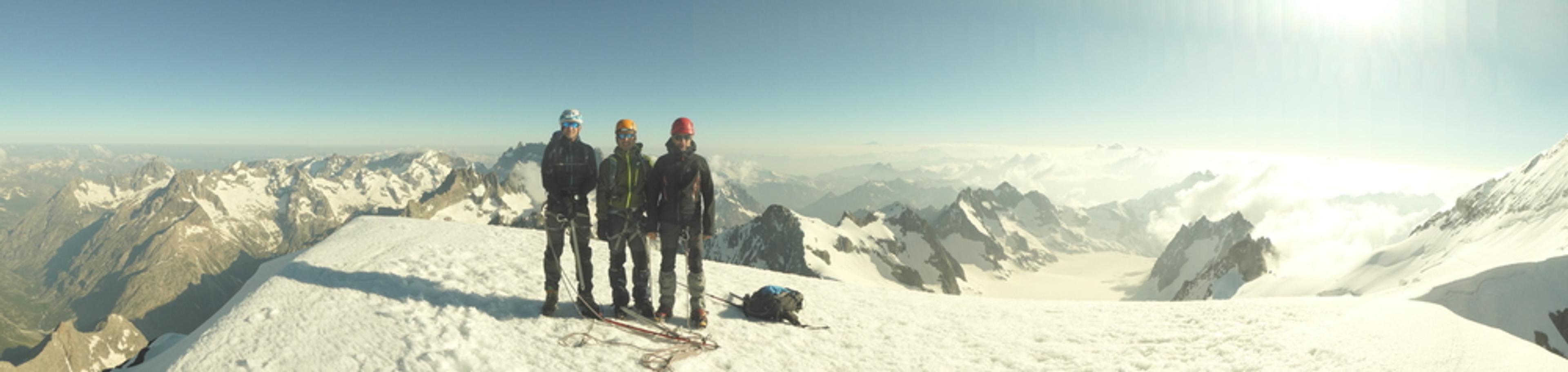Dôme des Ecrins - 3 jours - Pano au sommet