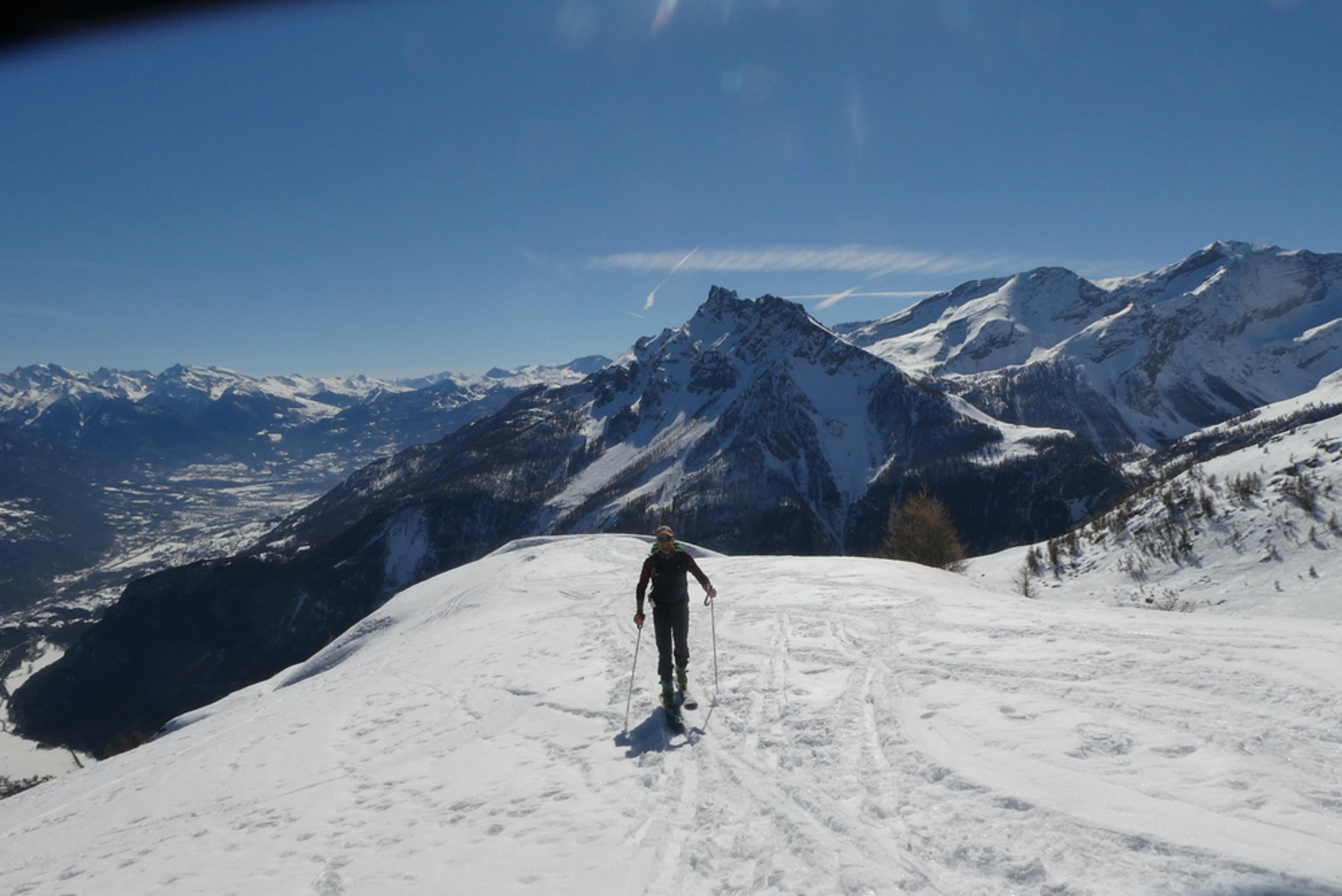 Découverte ski de randonnée - Tête des Lauzières - Vers la Tête des Lauzières