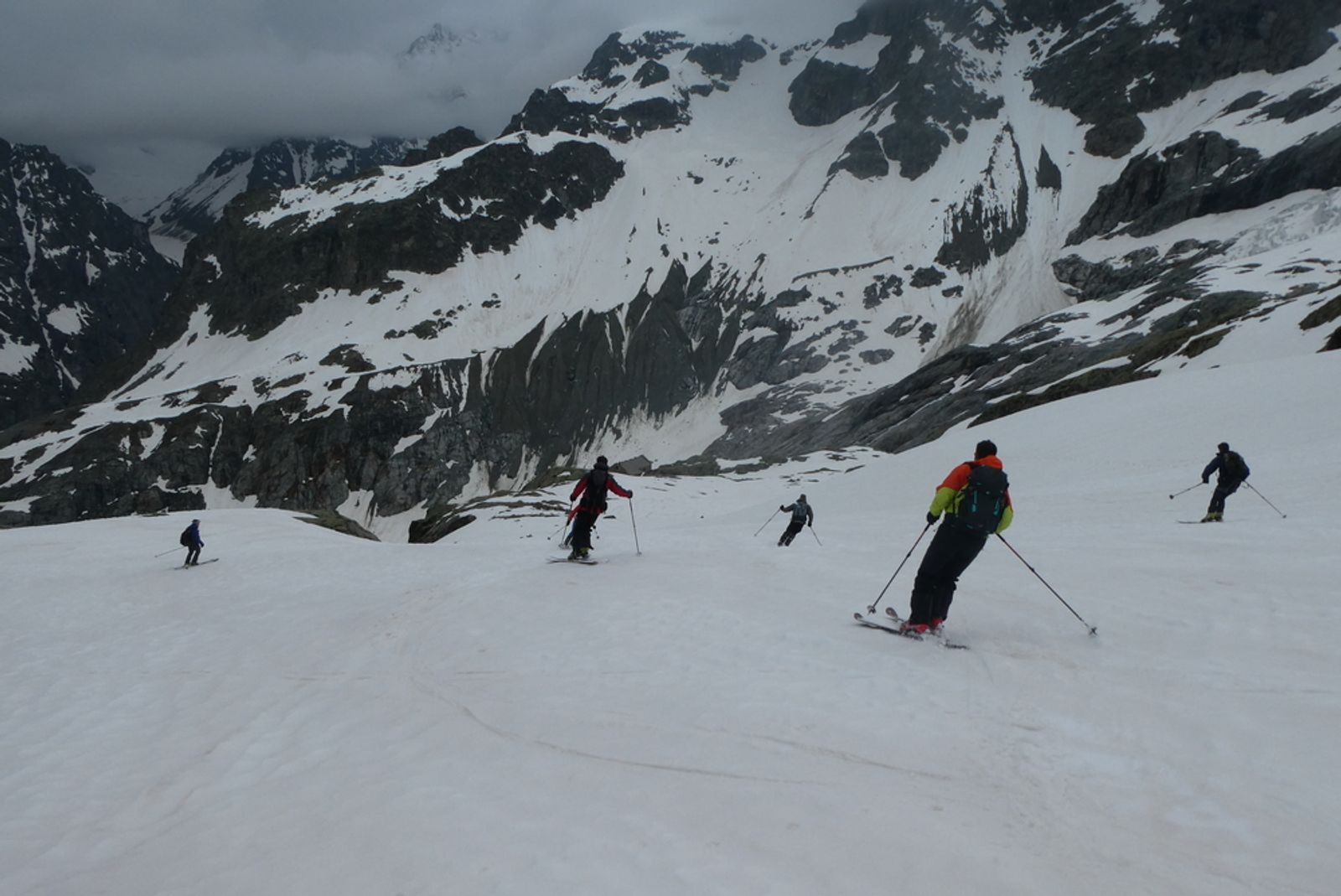 Raid ski Ecrins - Refuge du Glacier Blanc