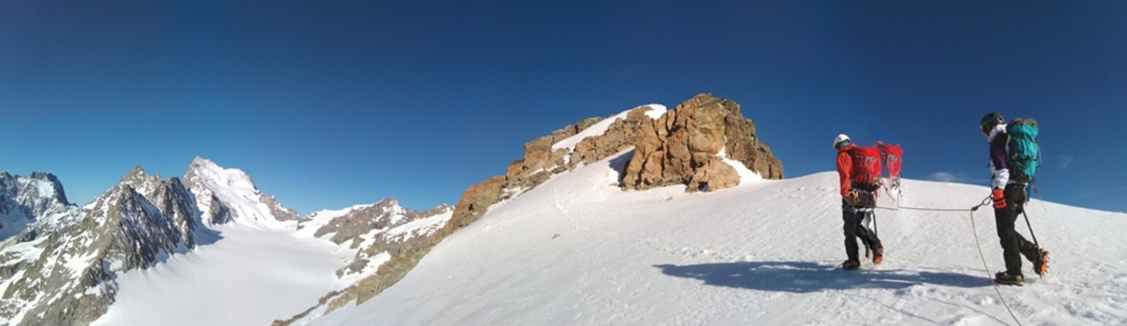 Pointe Cézanne - Couloir Sud et traversée - Arrivée au Pic D'Arsine