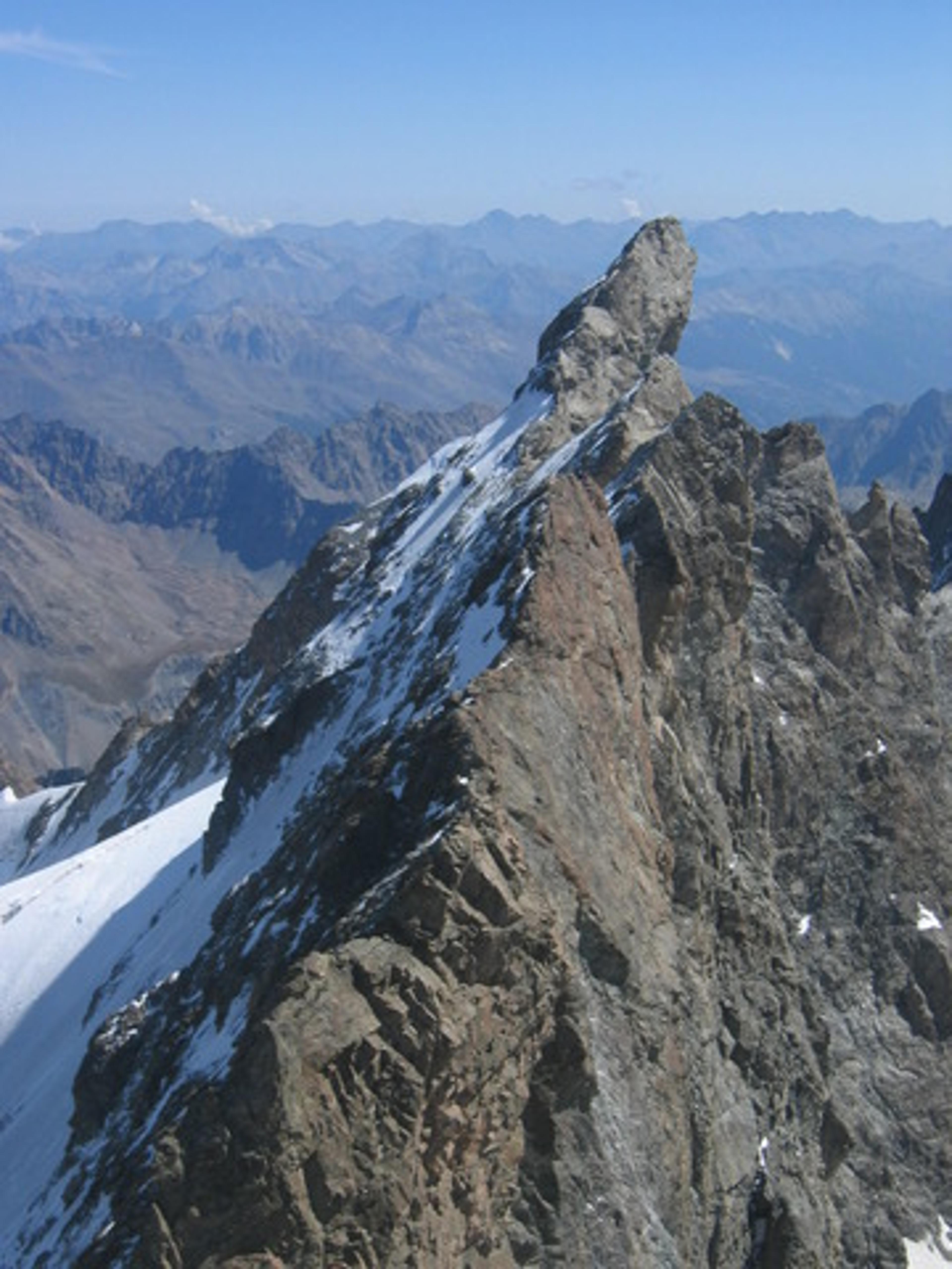 Vue sur la traversée de la Meije