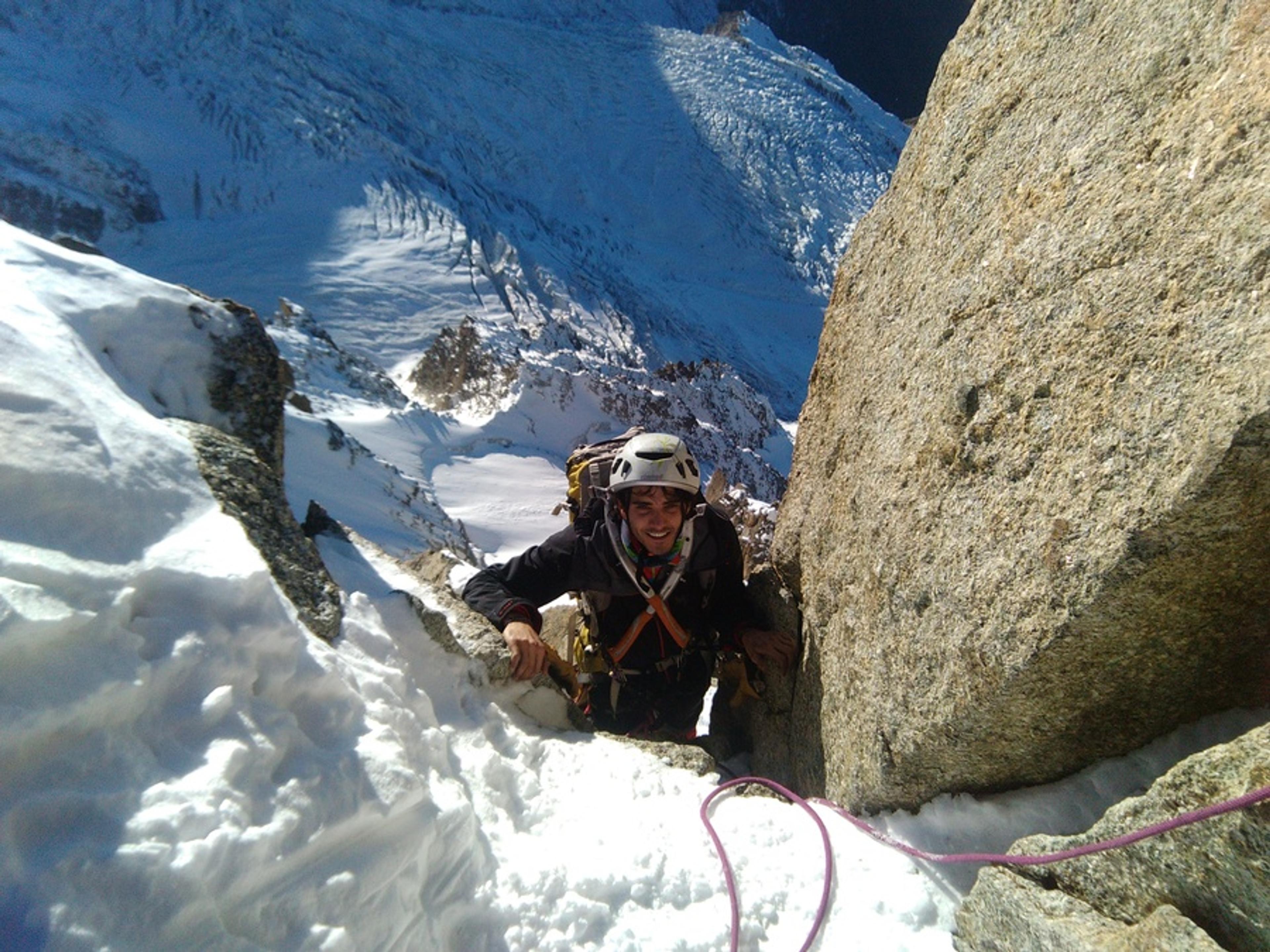 Arête des Cosmiques - Fin