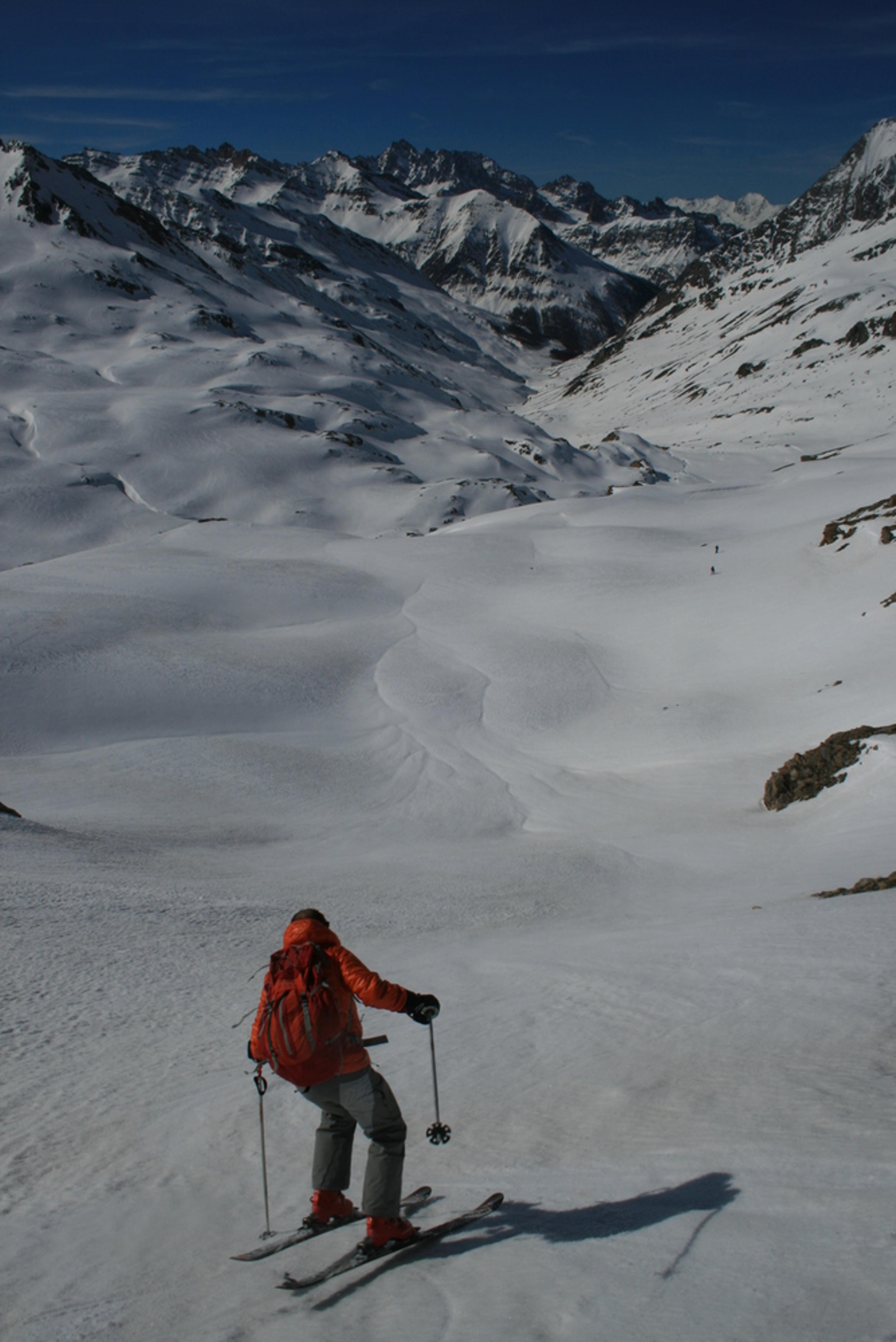 Raid ski Queyras - Tête du Longet - Moquette du matin