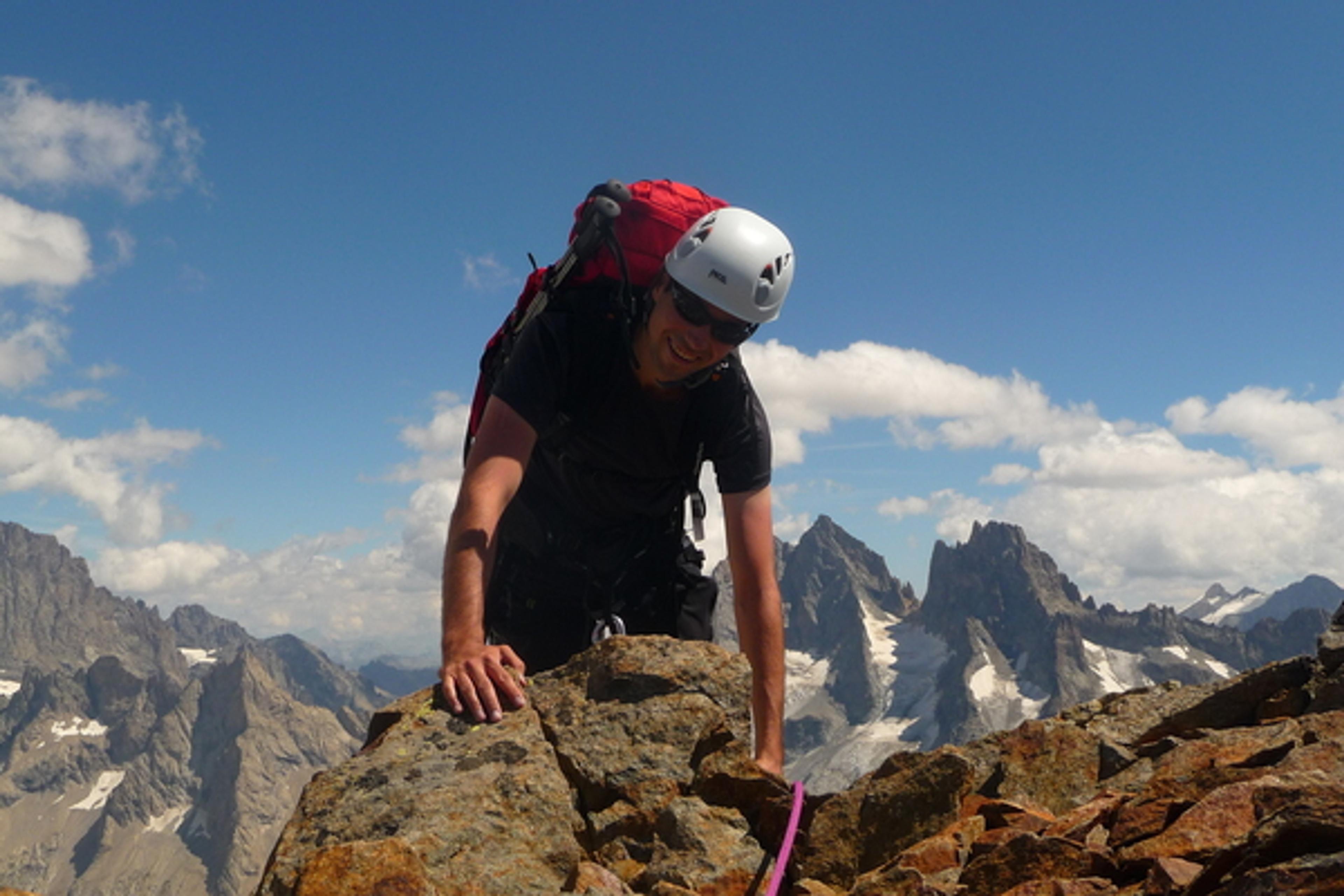 Traversée du Pic Gény - Arrivée au top