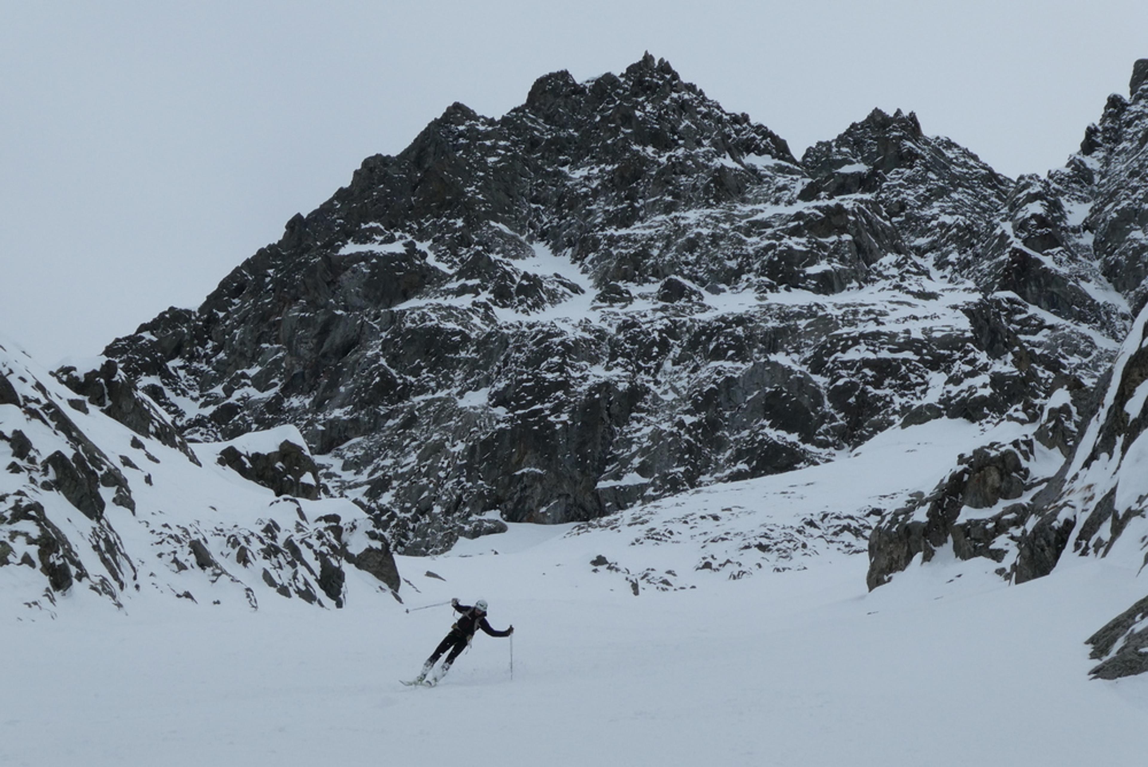 Couloir pente raide - No fiesta - Belle ambiance
