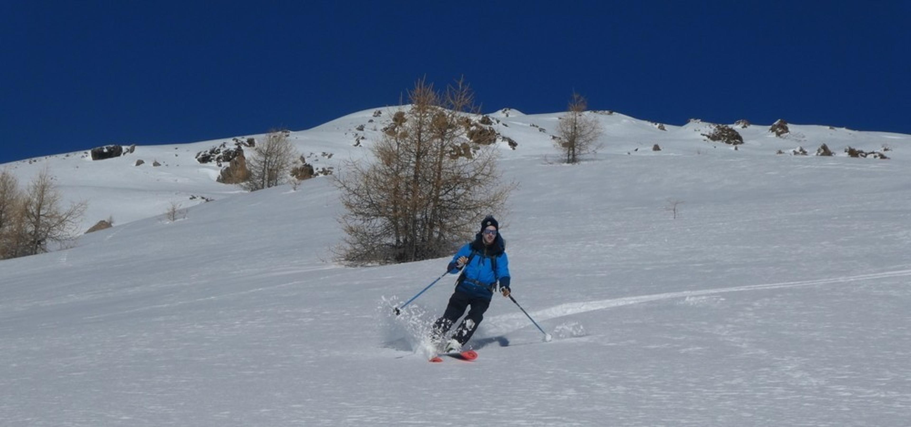 Saint-Véran - Freerando - Manu en termine