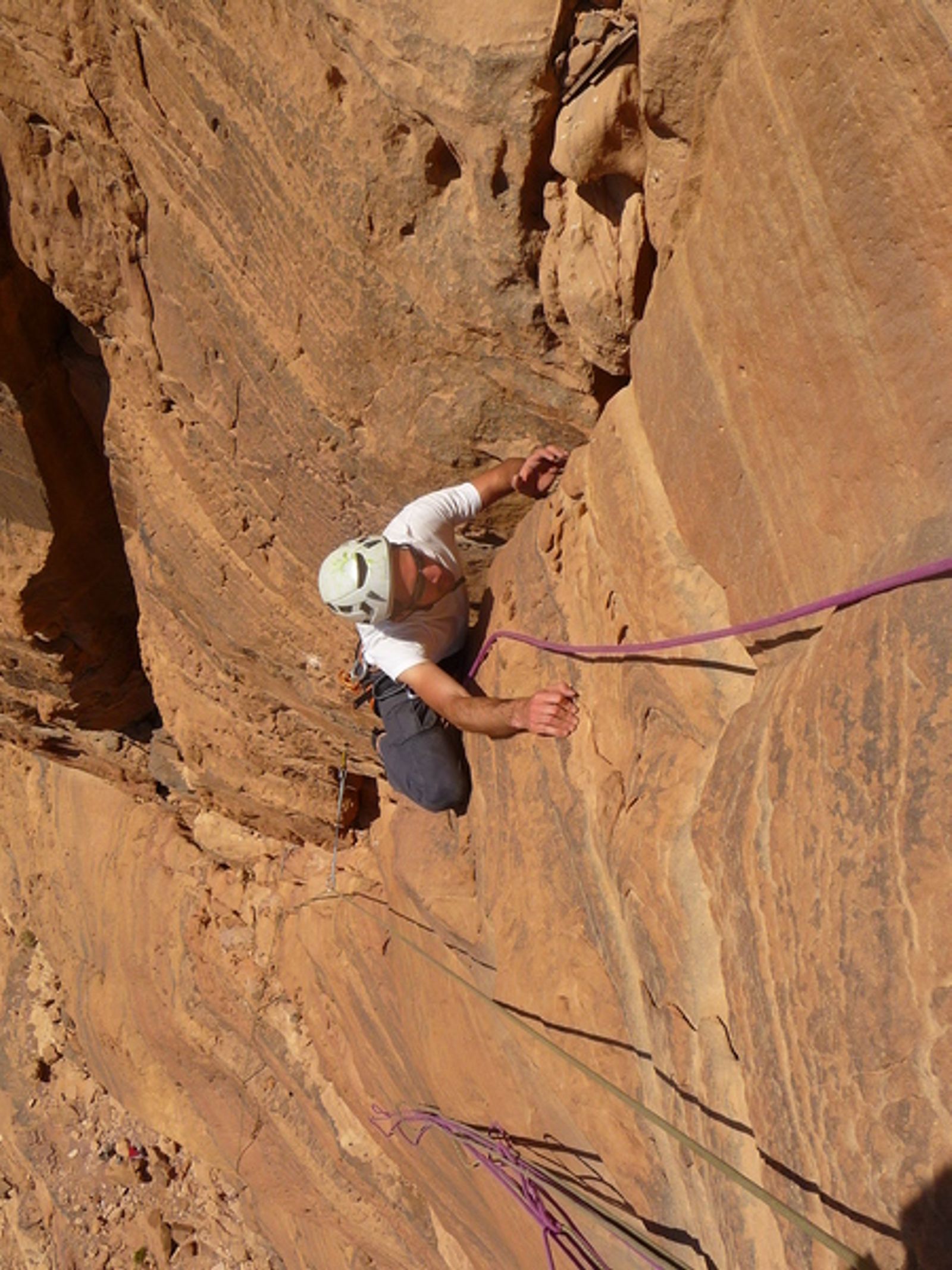 Wadi Rum - Inferno - L1 de la voie sans nom